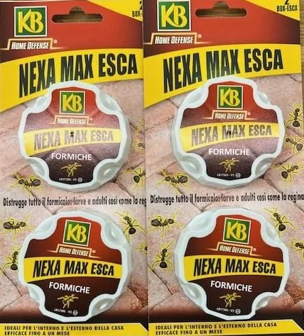 Esca per formiche Nexa Max ideale per esterno, interno 4 box esca totali