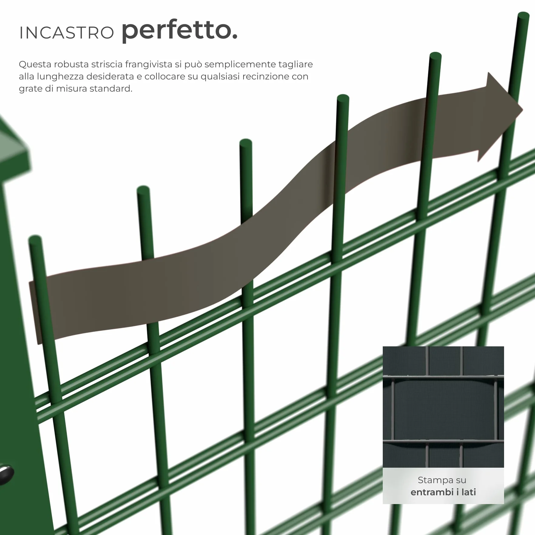 tectake® Rotolo Recinzione PVC 19 cm, Clip Montaggio, Resistente UV, Facile Installazione, Protezione Intemperie, Antistrappo, Frangivista Balcone, Paravento da Esterno - 35 m, Antracite