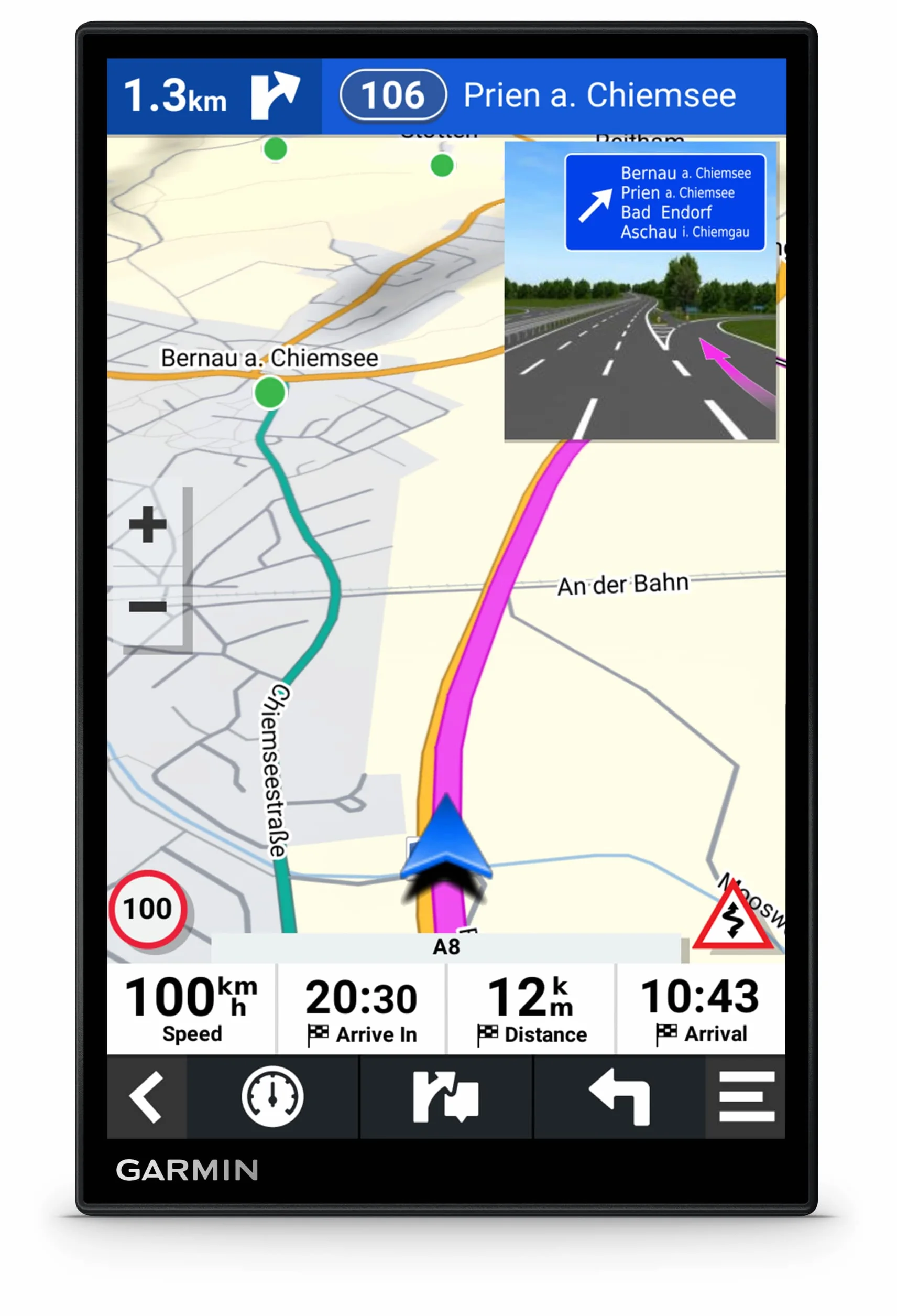 Garmin DriveSmart 86, Navigatore Satellitare 8", Mappa Europa, Assistente Vocale, ZTL, Infotraffico, Wi-Fi