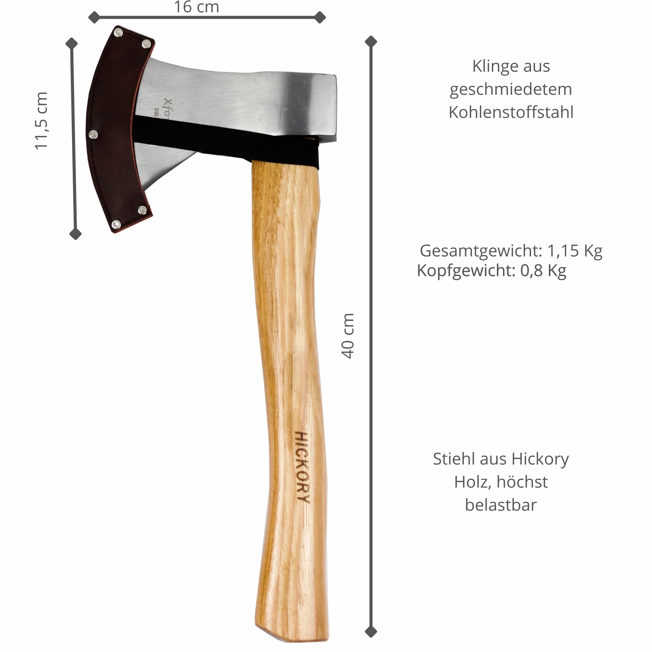 Xforst Accetta Taglio universale 800g 0,8 kg DIN 5131 TÜV/GS X-UW800c