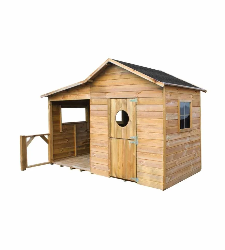 Casetta in legno da giardino ("ELA" - 240 x 125 x 173H)