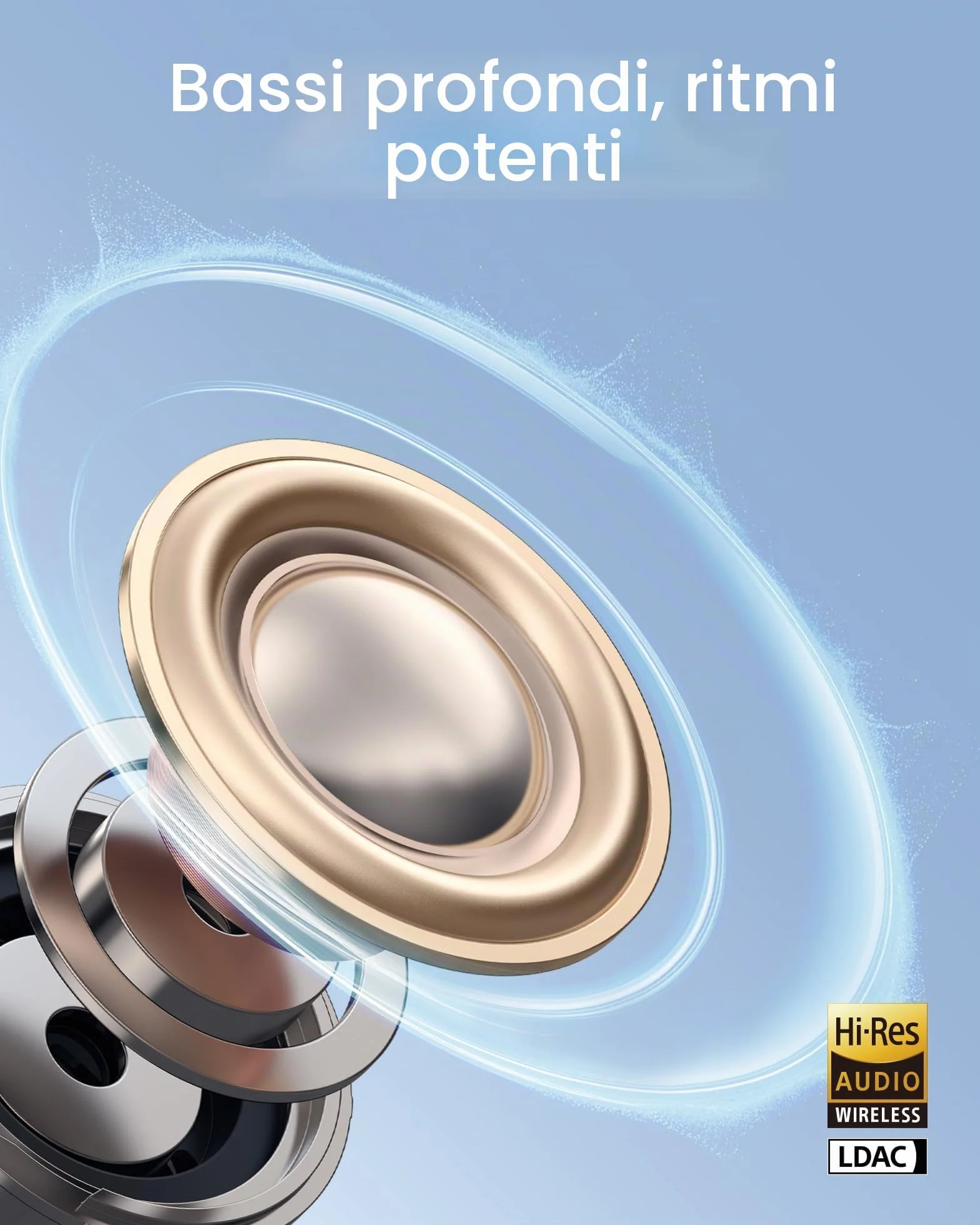 Soundcore C50i Anker Cuffie Open-Ear Clip-On Driver 12mm 28 Ore IP55 Bluetooth 6.0