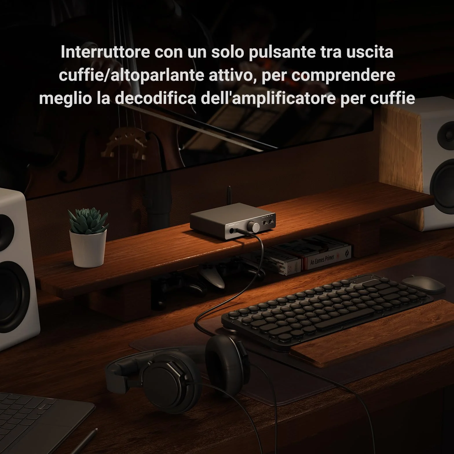 AIYIMA DAC A7 Bluetooth 5.4 Amplificatore decodificante per cuffie HiFi ES9038Q2M 24 bit 192 kHz USB ottico coassiale
