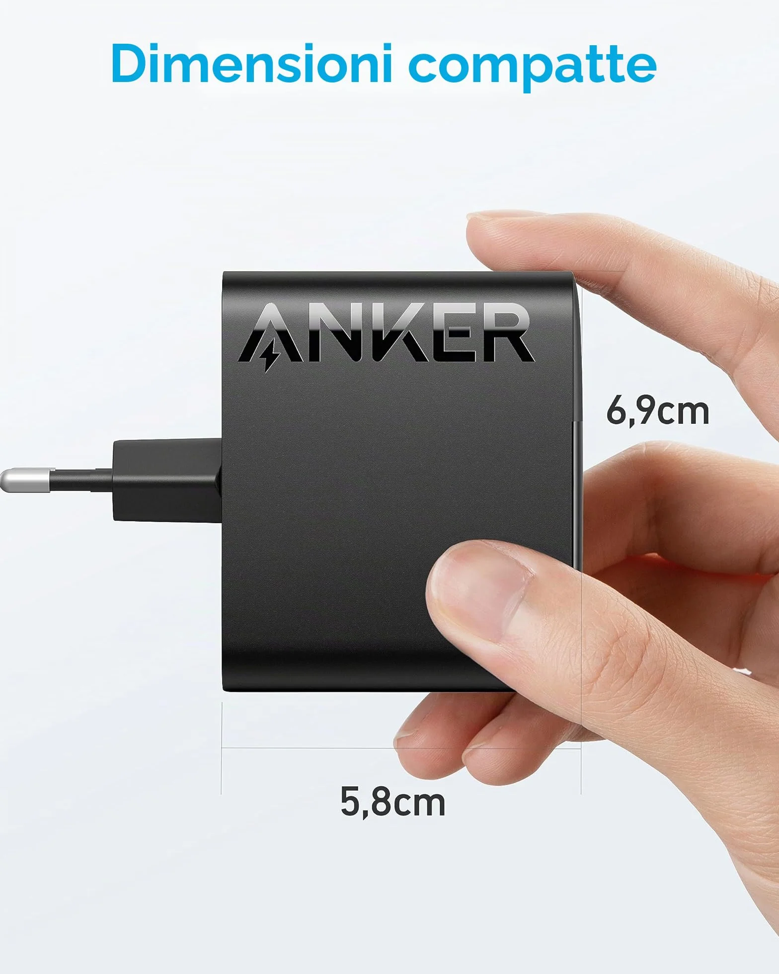 Anker Caricatore USB C 100W PIQ 3.0 per MacBook Pro iPad Pro iPhone Samsung Galaxy Cavo 1,5 m