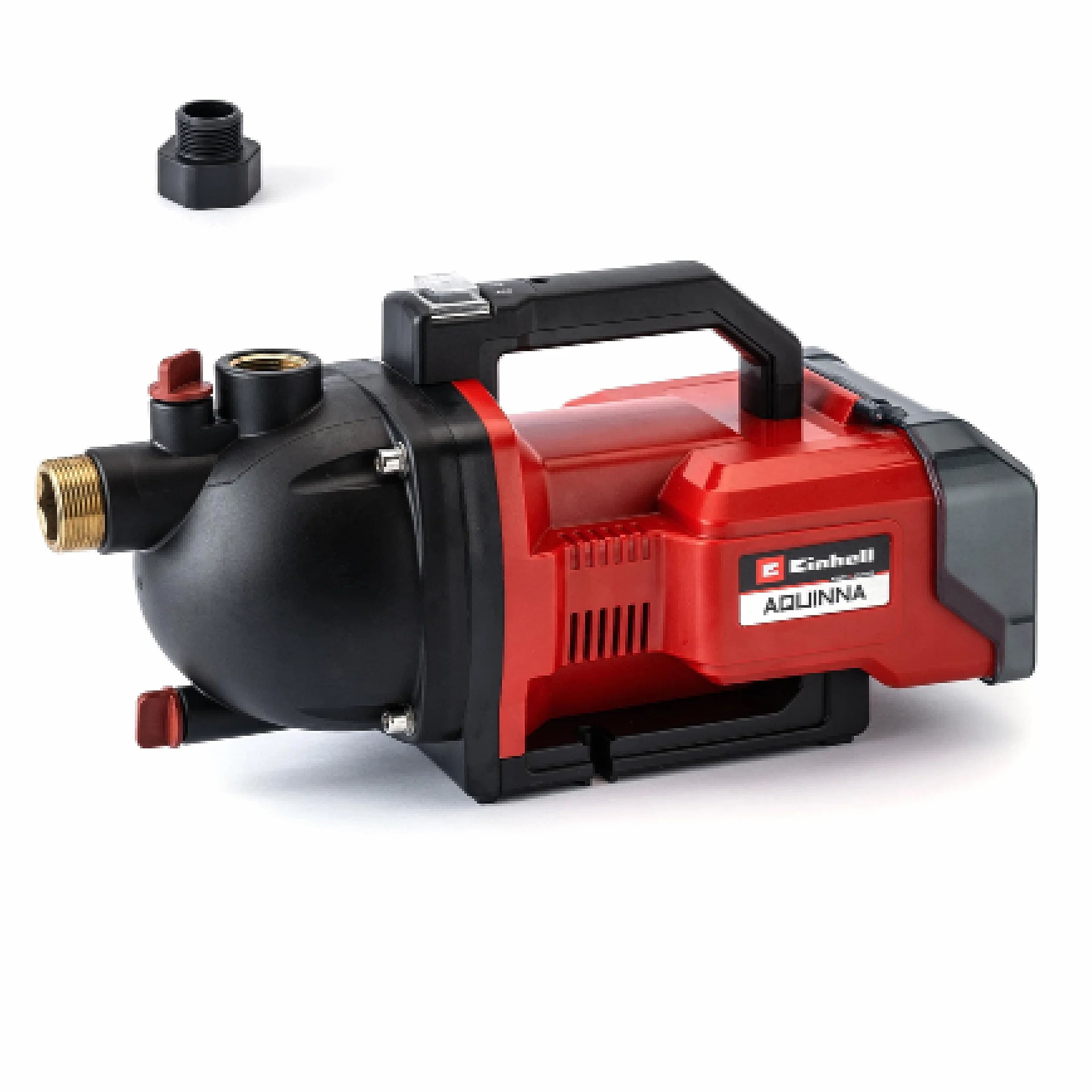 Einhell AQUINNA 36/30 Pompa Da Giardino A Batteria Power X-Change (36V - 2x18V, Funzione ECO, Portata 3000 L/h, Aspirazione Max 8 M, Prevalenza 26 M, Senza Batteria E Caricabatteria)
