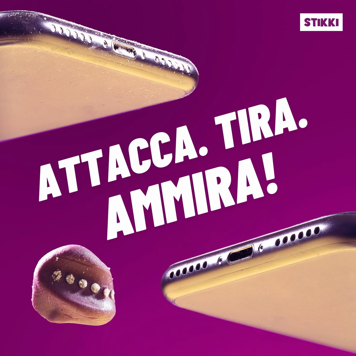 STIKKI Kit Pulizia Telefono e Cuffie per iPhone e AirPods - Pasta Pulizia con Strumenti USB C, Lightning