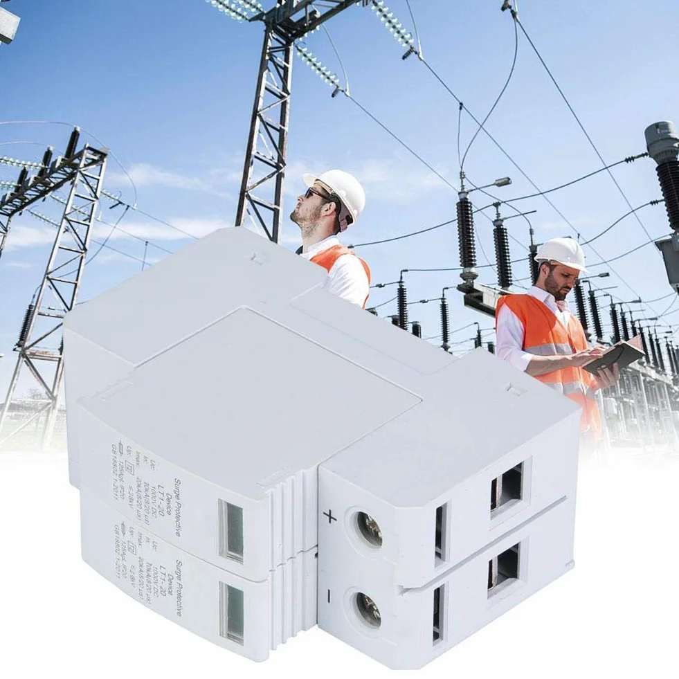 Dispositivo di protezione contro le sovratensioni 2P DC 1000V ignifugo fotovoltaico 20KA