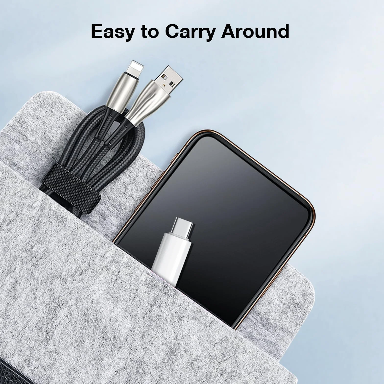TiMOVO Adattatore da USB C a Lightning per Apple Pencil 1a Gen, Caricatore Bluetooth Bianco