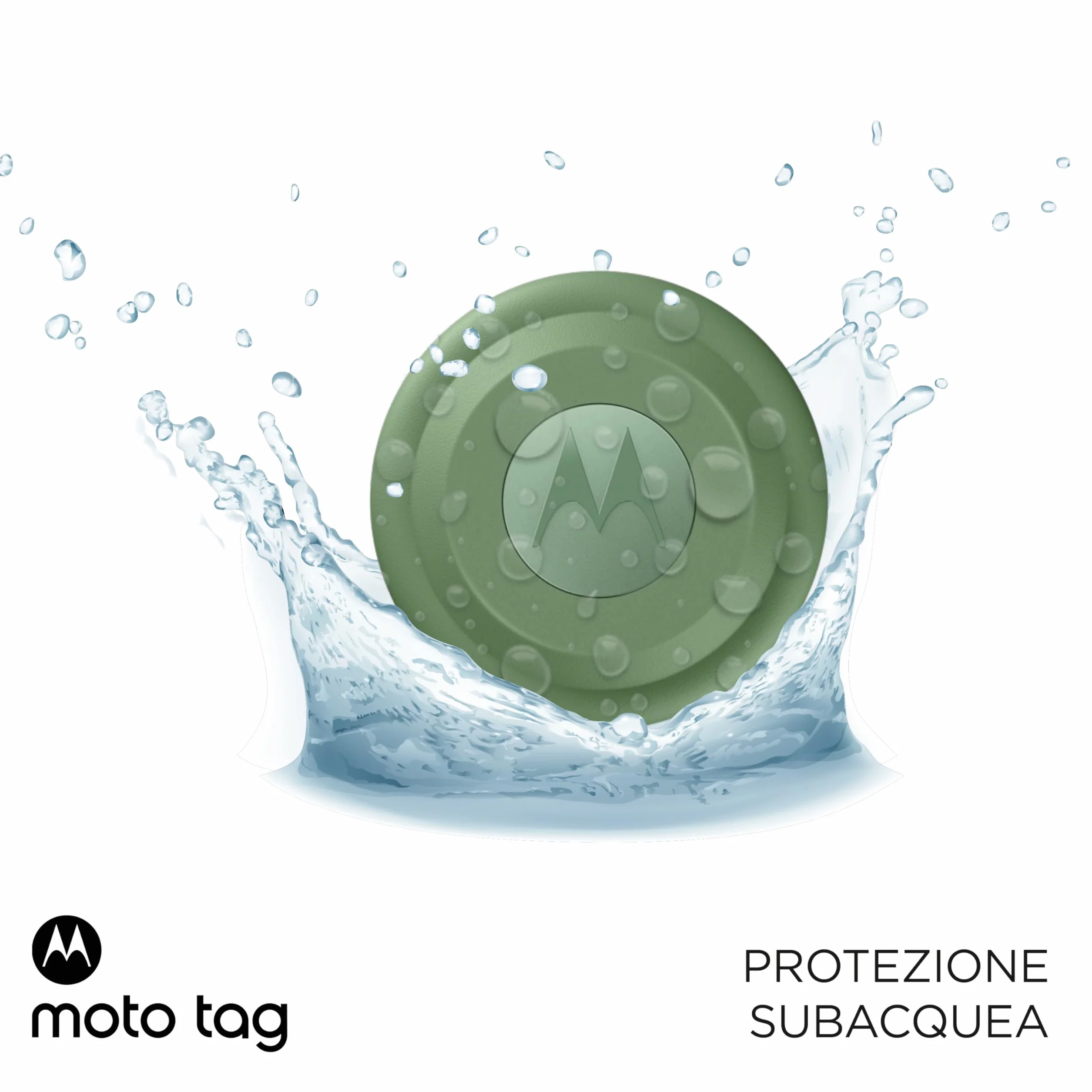 Motorola Smart Tag Midnight Blu Ultra Wide Band 35m Resistenza Acqua 1m 1 Anno Autonomia