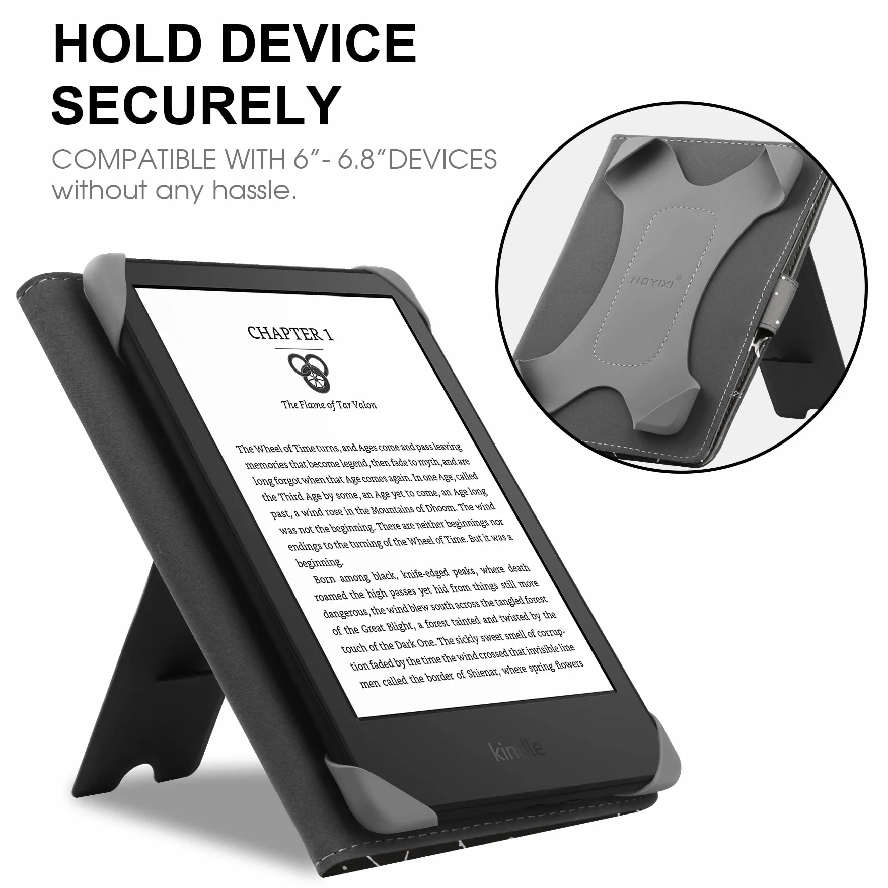 Custodia Universale 6-6.8'' Kobo PocketBook Tolino Sony E-Book Reader Kindle Paperwhite 2022 Kobo Clara HD Stand Cover costellazione