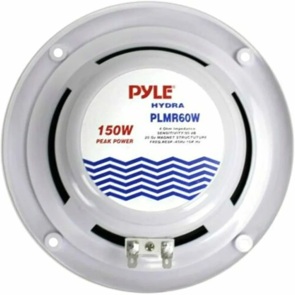 PYLE PLMR60W 18 cm 180 mm diffusori a doppio cono impermeabili 75 watt RMS 150 watt max bianchi
