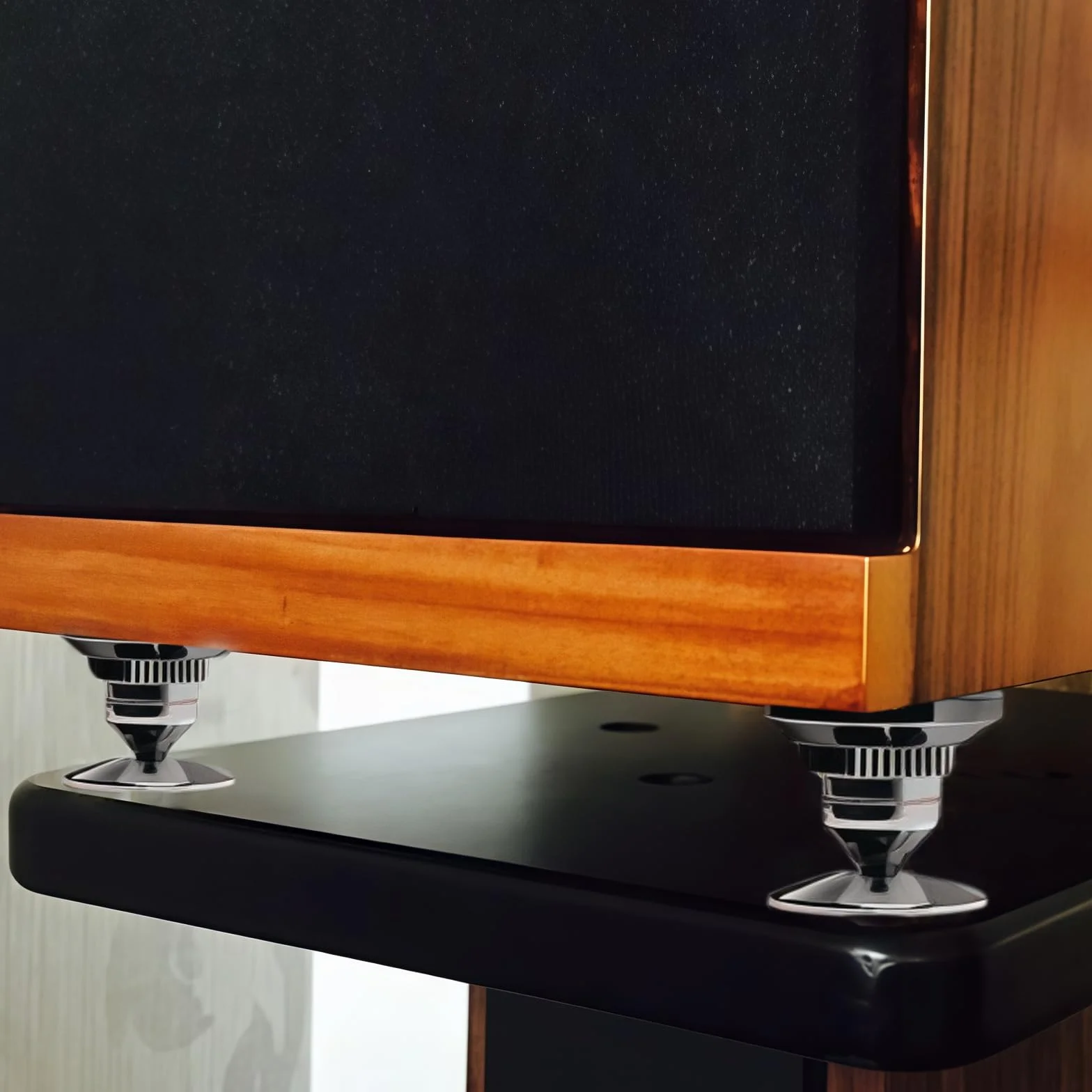 Punte per subwoofer altoparlante antiscivolo 8 tappetini 4 cuscinetti supporto anti-vibrazione HiFi