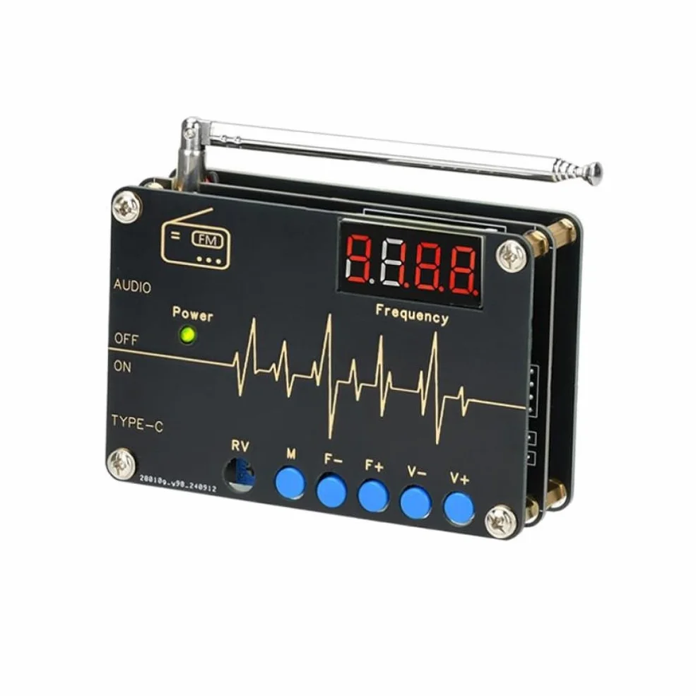 RDA5807M Radio Kit FM 87-108MHz Display Digitale Tubo Saldatura DC5V