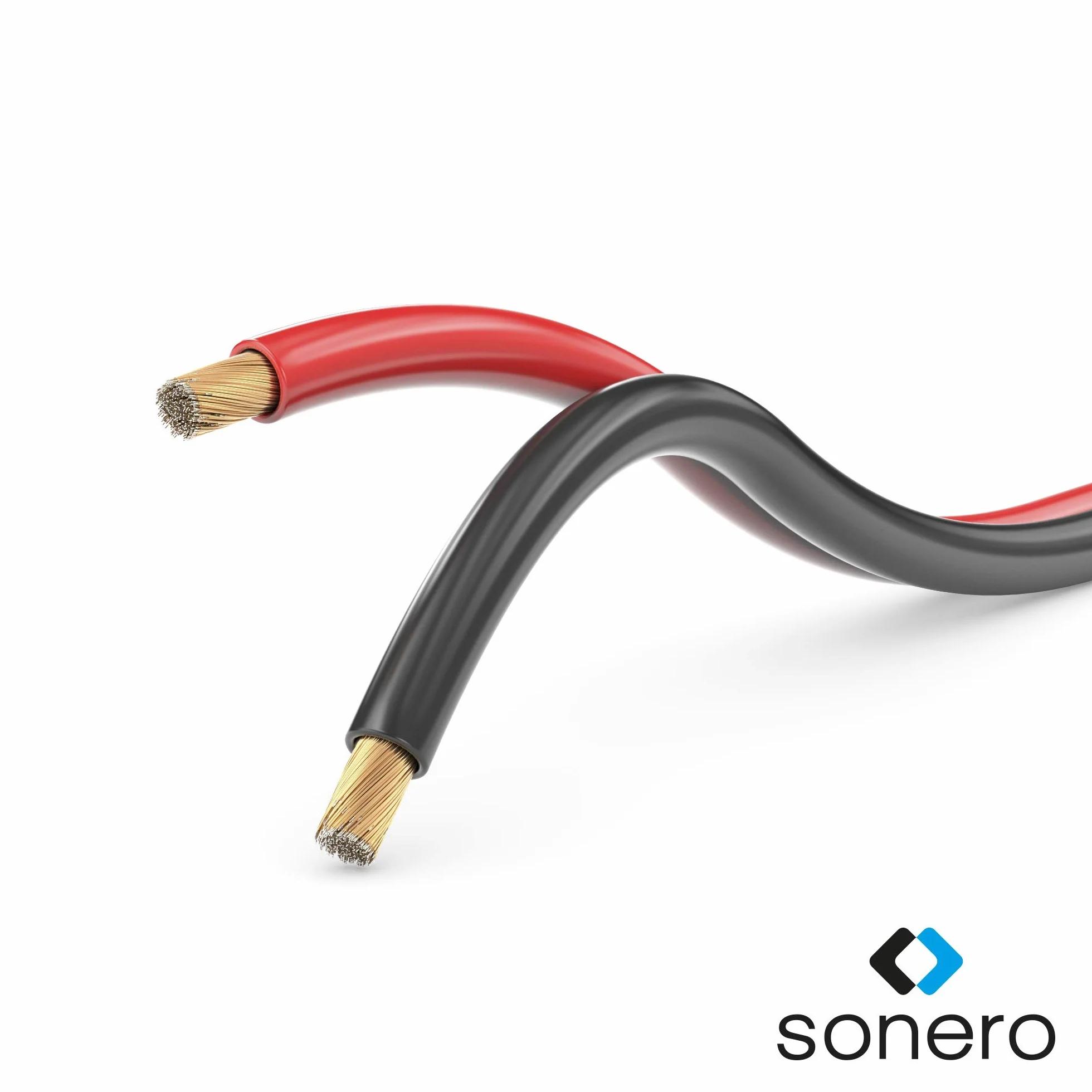 sonero S-SC2250RB-20 20m CCA Kabel głośnikowy 2x2.50mm² czerwony/czarny