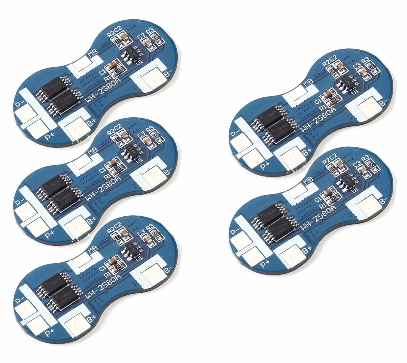 BMS PCM 2S 4A 7.4V Li-ion Lithium 18650 Battery Protection Board 5pcs