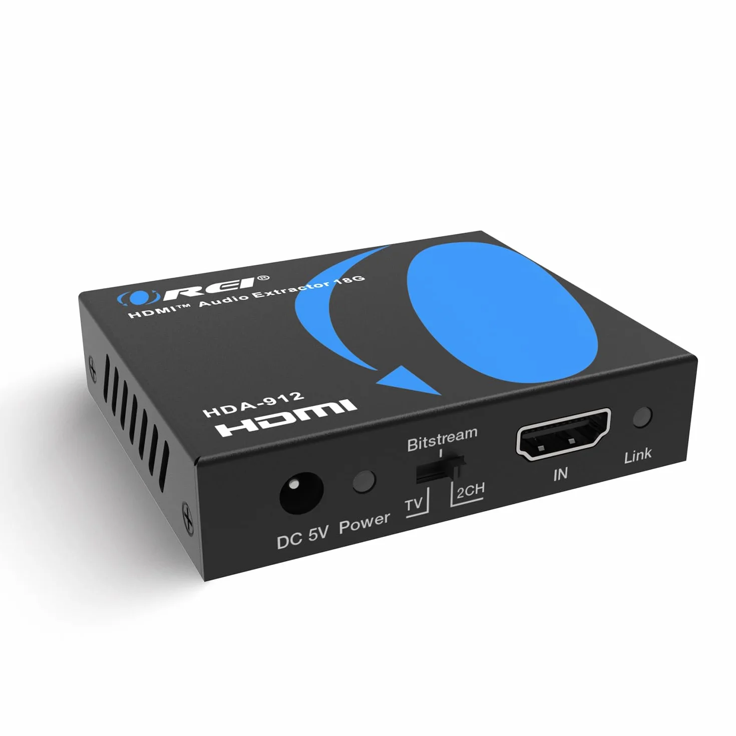 OREL Estrattore audio 4K HDMI 2.0 Audio Converter SPDIF 3.5mm HDCP 2.2 Dolby Digital DTS Passthrough CEC HDR Dolby Vision HDR10 HDA-912