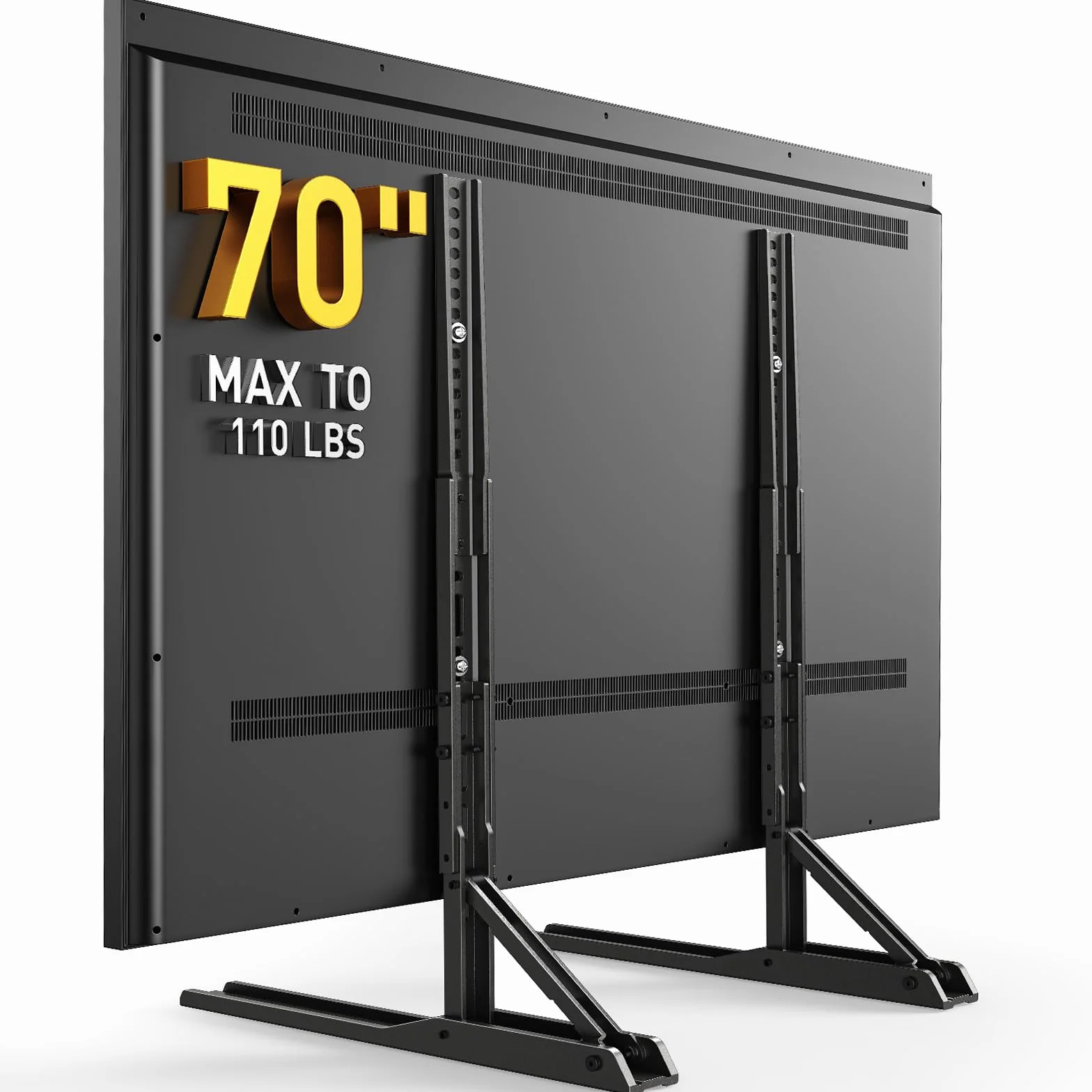 Perlegear Supporto TV da Tavolo Universale 22-70 Pollici VESA 800x600 mm 50 kg