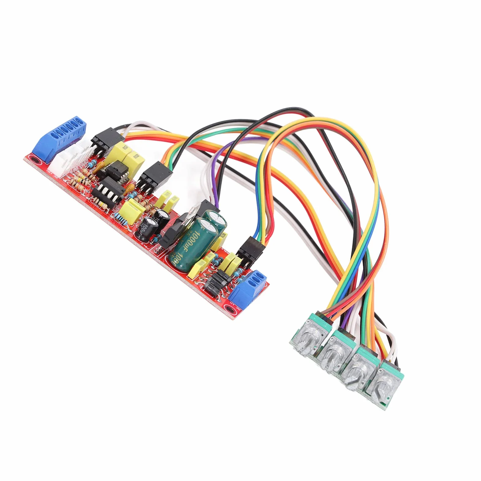 Preamplificatore Audio Professionale PCB con Controllo Volume e Tono Bassi Midrange Alti per Amplificatore Alta Fedeltà