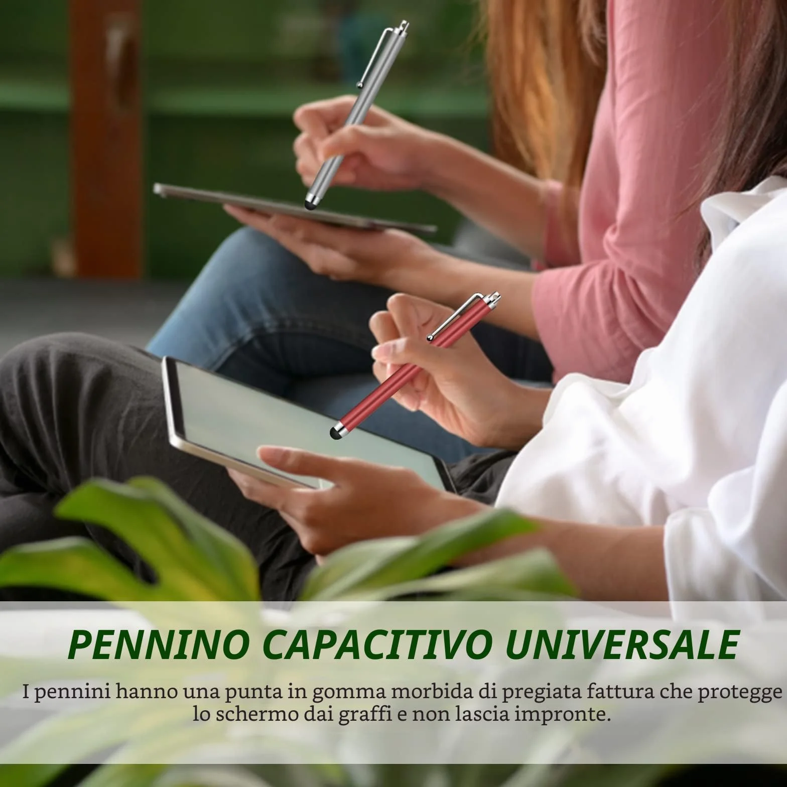 Pennini capacitivi per tablet iPad Mini iPad Pro iPad Air Samsung Galaxy vari colori