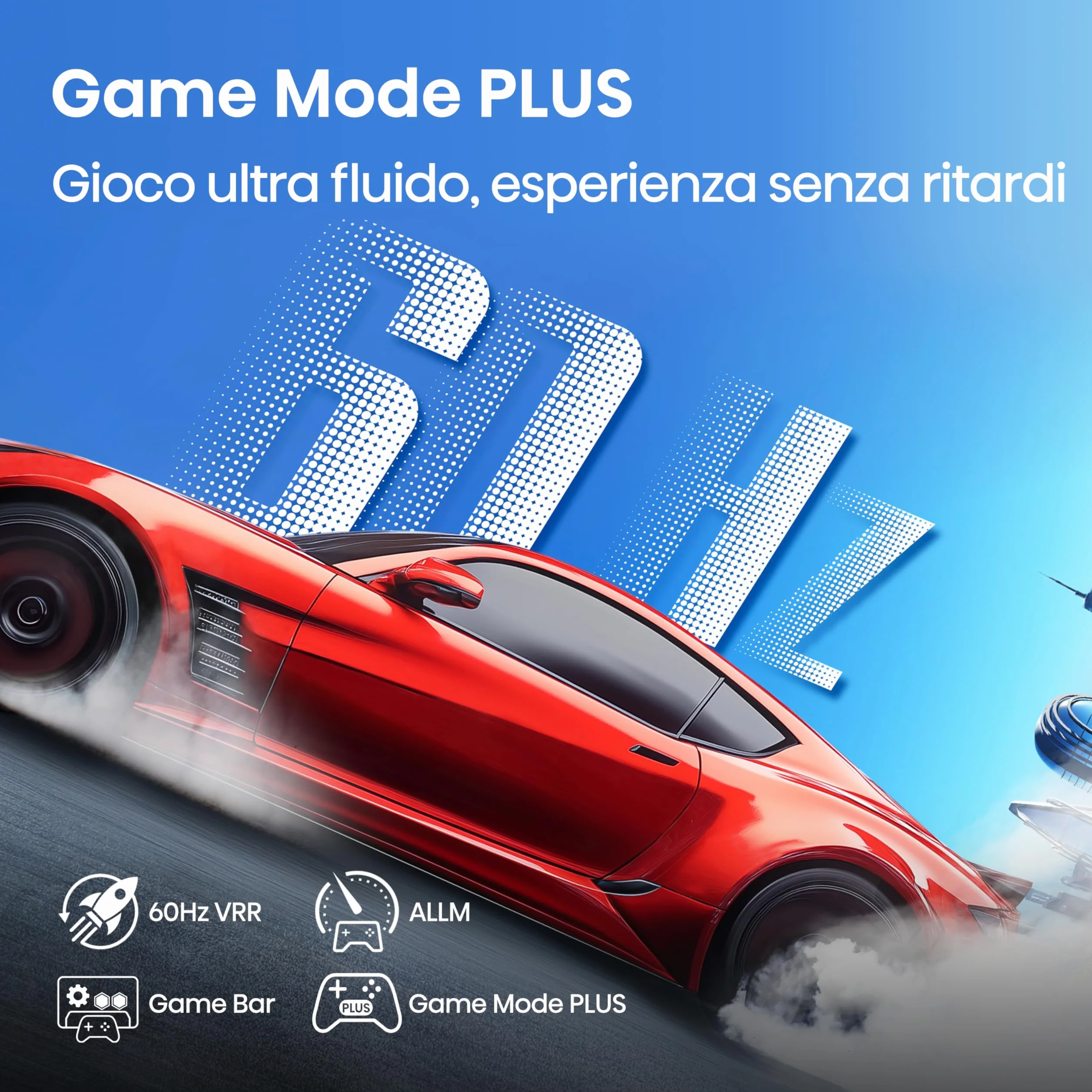 Hisense TV 50" QLED 4K 50A72Q Smart VIDAA U8 Dolby Vision HDR 10+ Game Mode Plus Dolby Atmos Alexa