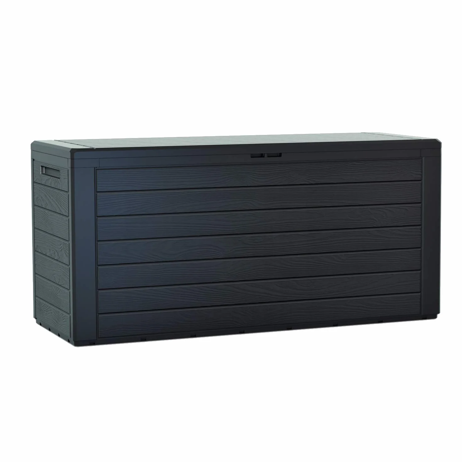 Prosperplast Scatola da Giardino Multifunzione Woodebox (280L, Antracite)