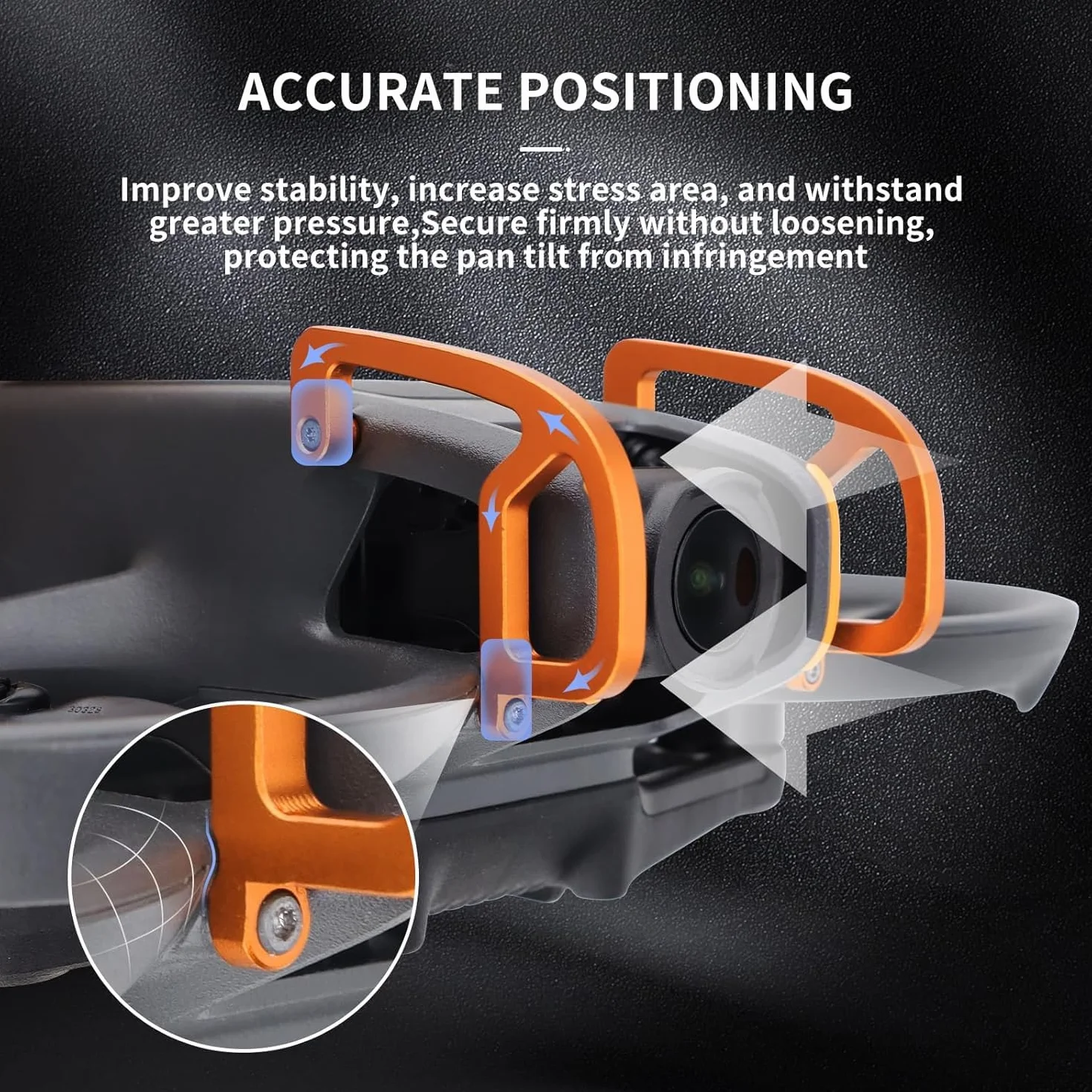 DJI Avata 2 Gimbal Protector Bumper Anti-Collision Aluminum Alloy Lens Guard