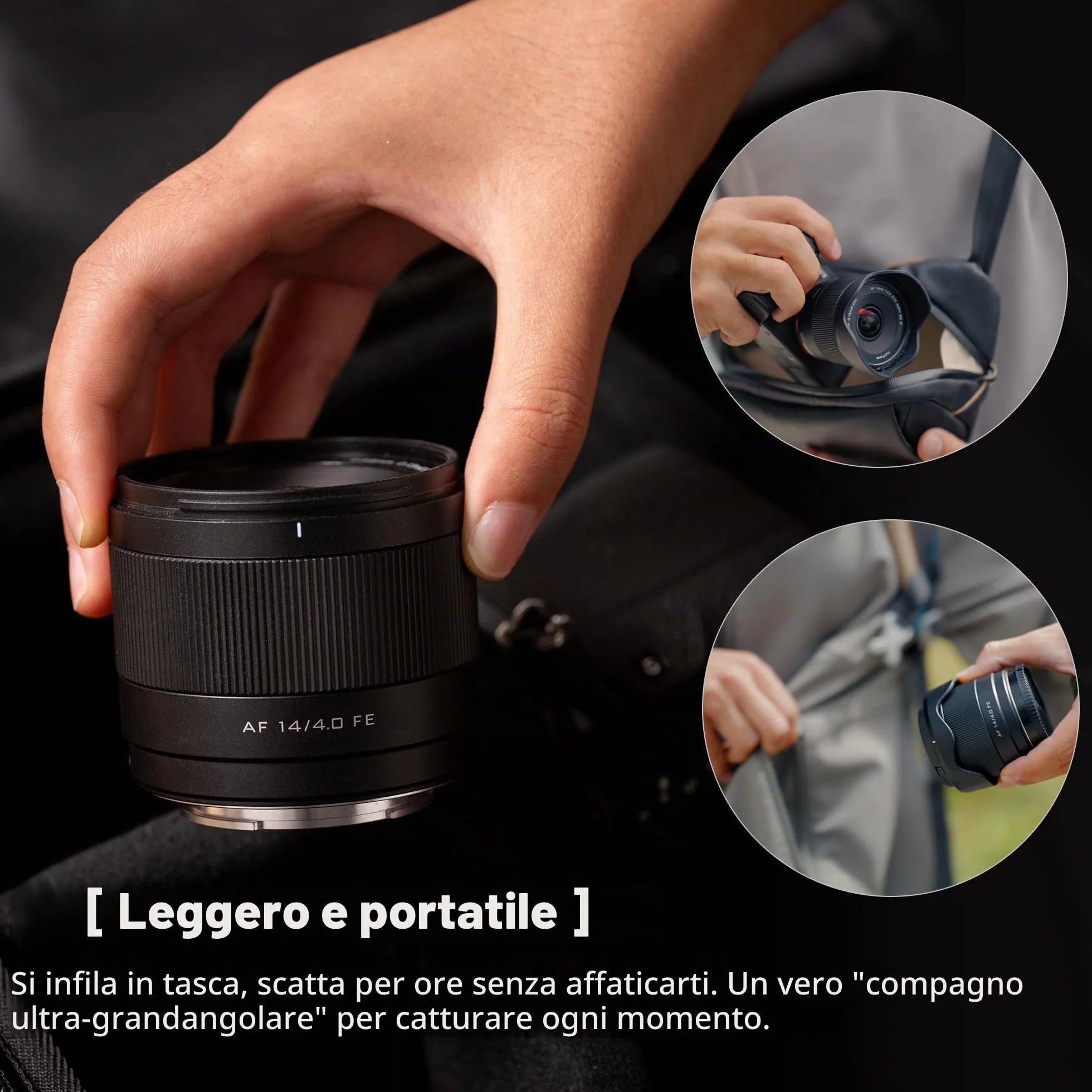 VILTROX AF 14 mm F4.0 Obiettivo ultra grandangolare full frame autofocus per Sony FE