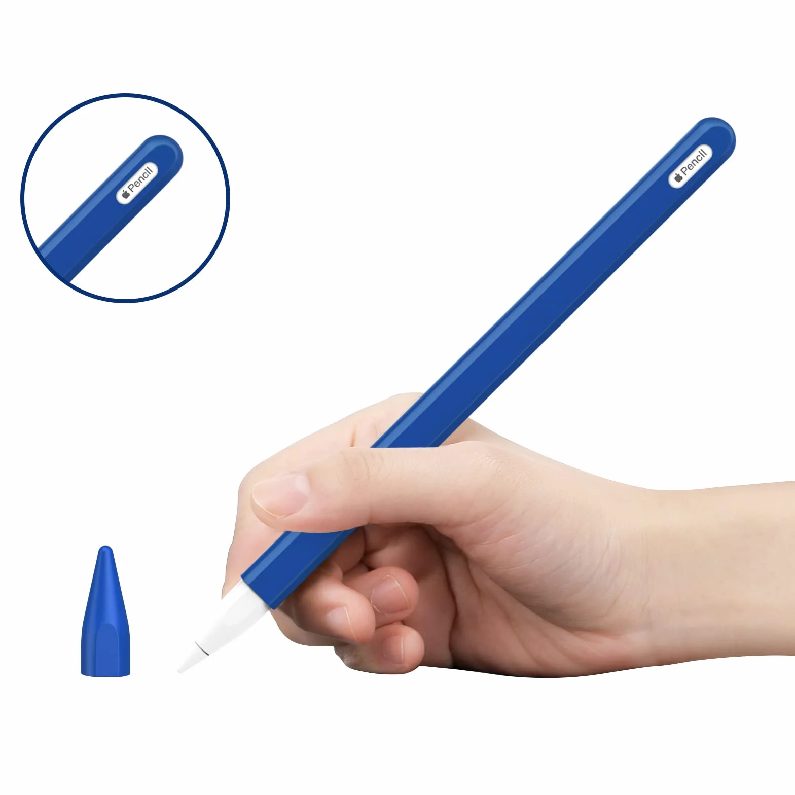 Apple Pencil PRO MoKo Cover Protettiva Custodia Penna PC Silicone Indaco