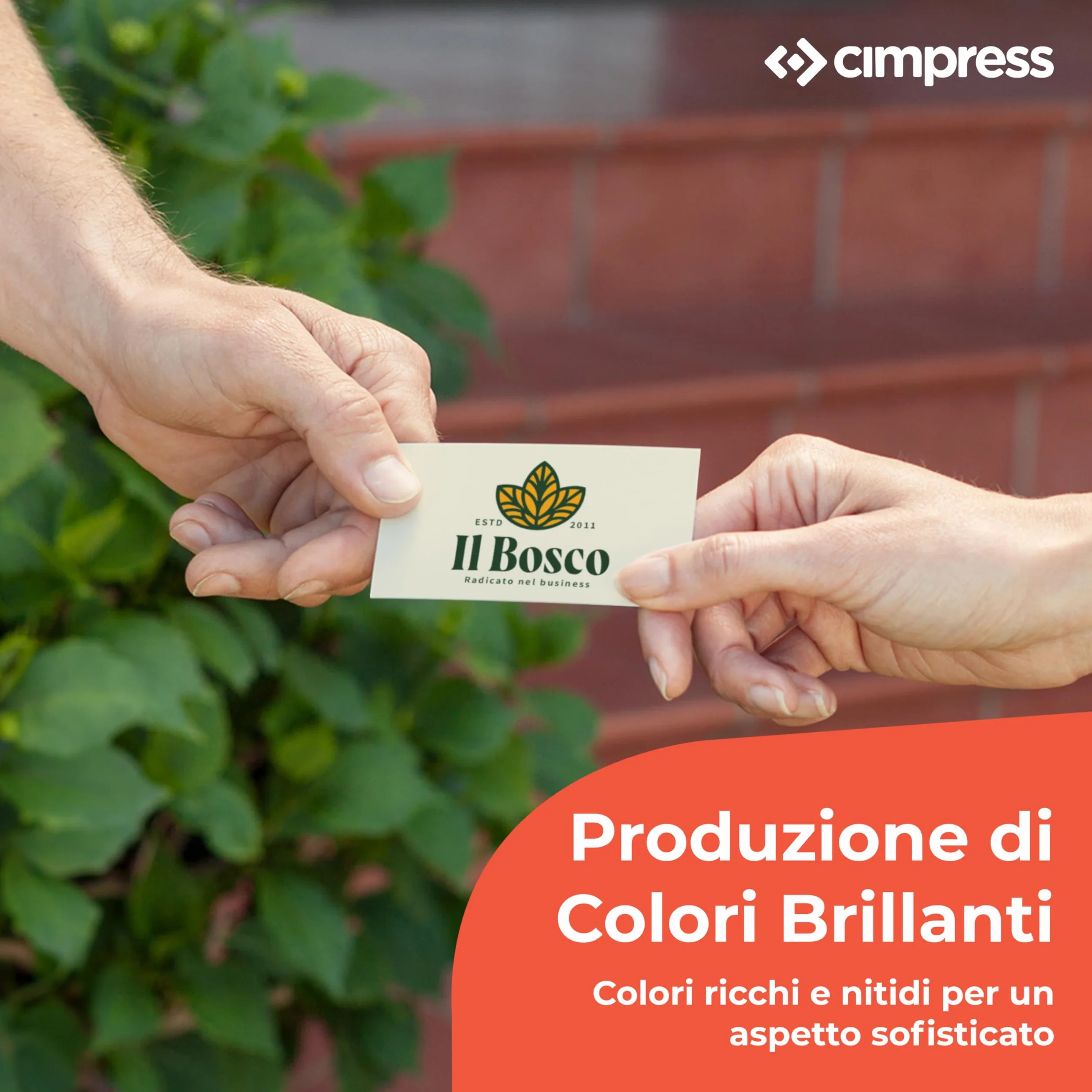 Cimpress Biglietti da Visita Personalizzati 100 sztuk 300g/m² Opaco 85x55 mm Fronte Retro