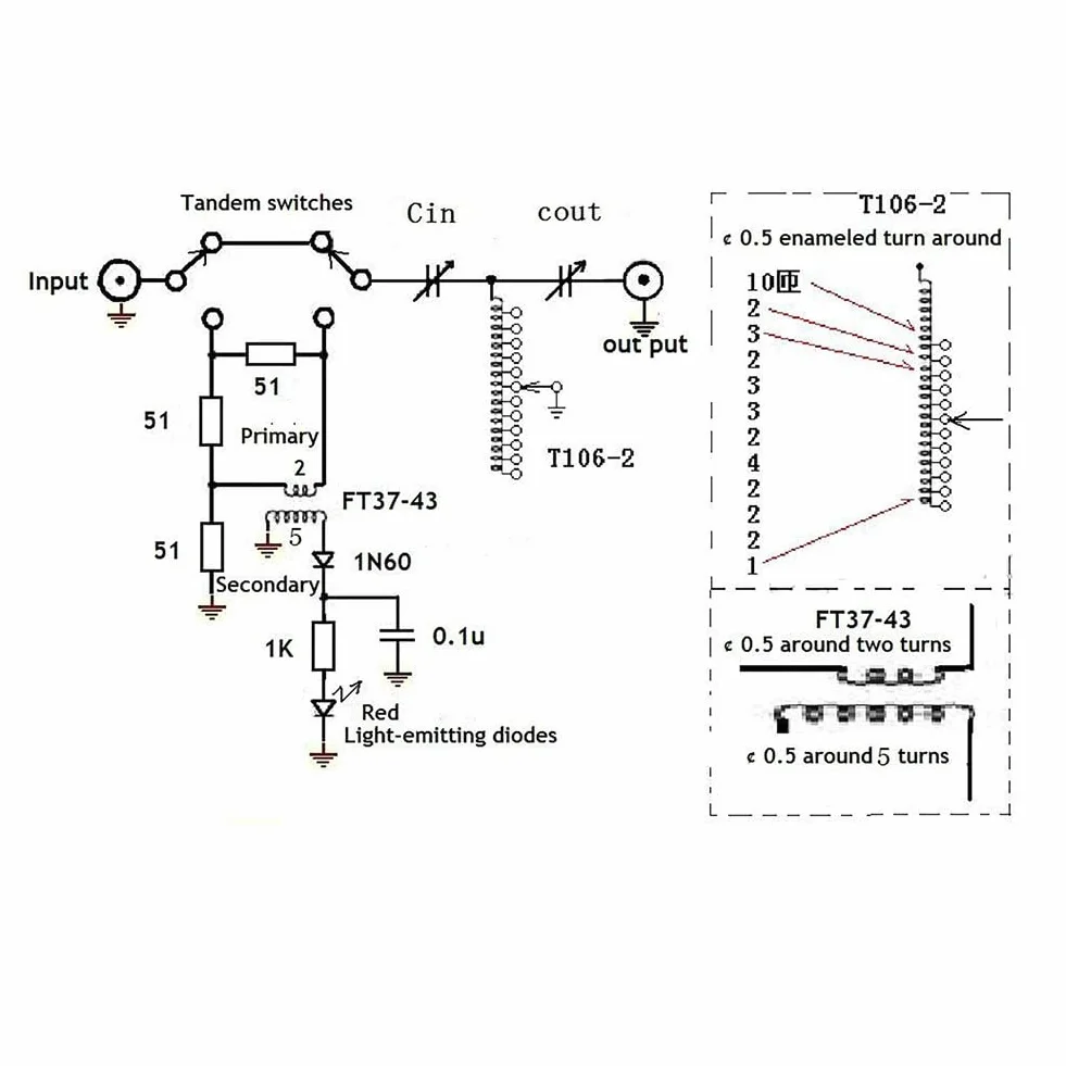 Kit sintonizzatore antenna manuale 1-30 MHz SWR, saldatura fai da te QRP 15 W, T-Network 30-300 Ohm per ricetrasmettitore