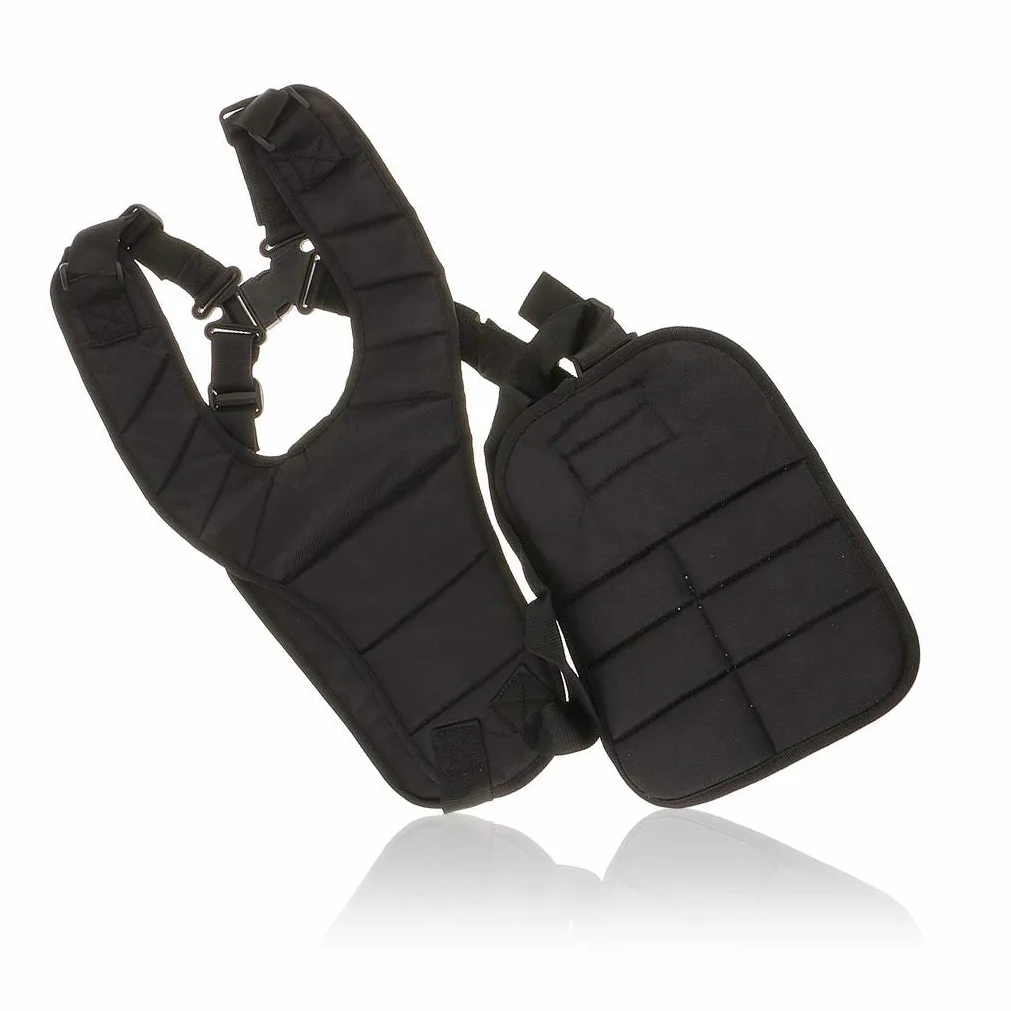Strimmer Doppio Strap Strimmer Spalla Strap Strimmer Doppio Cinturino Bretelle Adatto a Tutti i Tipi di Tosaerba Nero