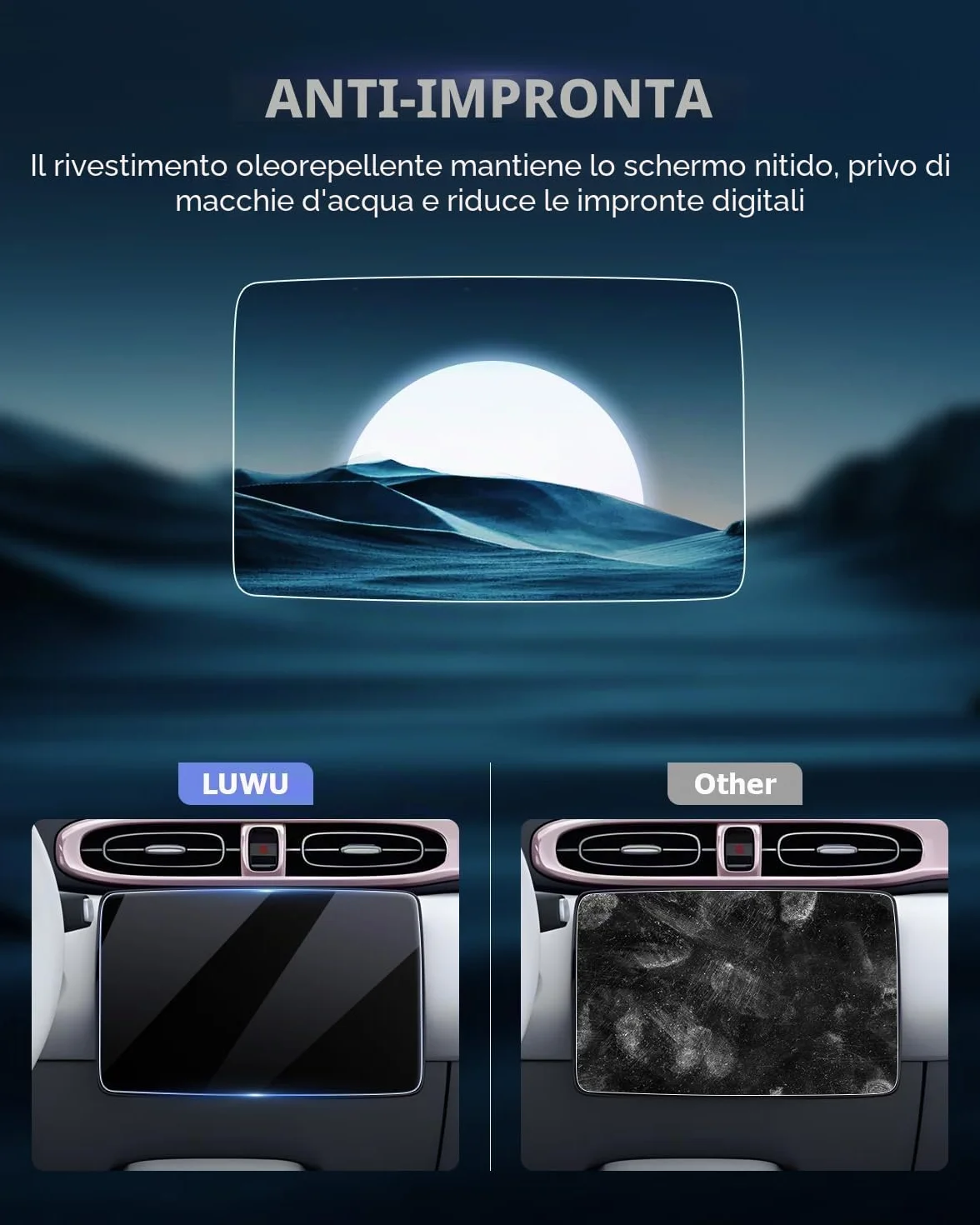 Pellicola Protettiva per Navigazione 10,1 Pollici GPS HD Vetro Temperato Anti-impronte 9H Antigraffio per Leapmotor T03 2024 2025 2026