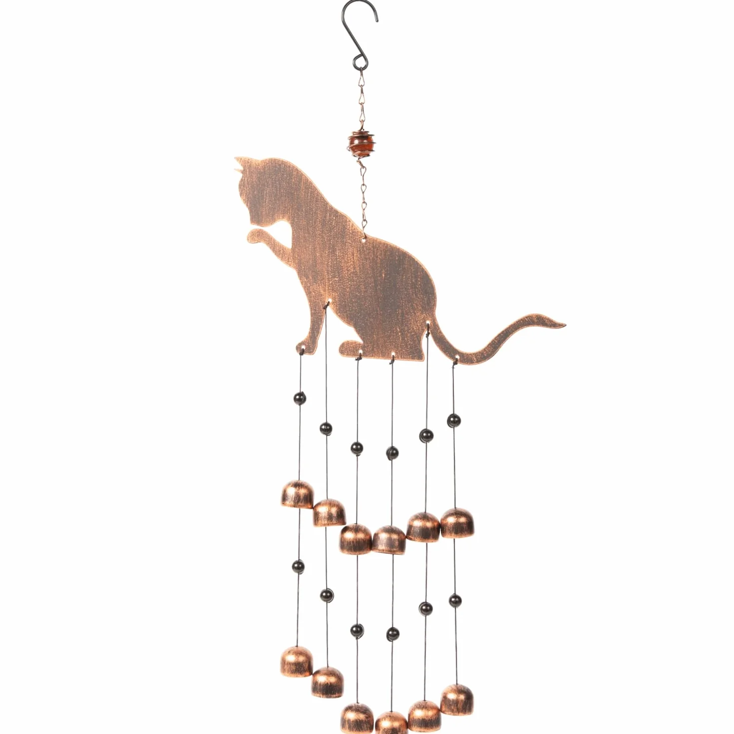 VP Home 63,5 cm H Fancy Cat Wind Chimes per esterni Unico Cat Memorial Windchime per decorazione esterna e decorazione da giardino I campanelli per gatti sono per donne, mamma, nonna, unisex