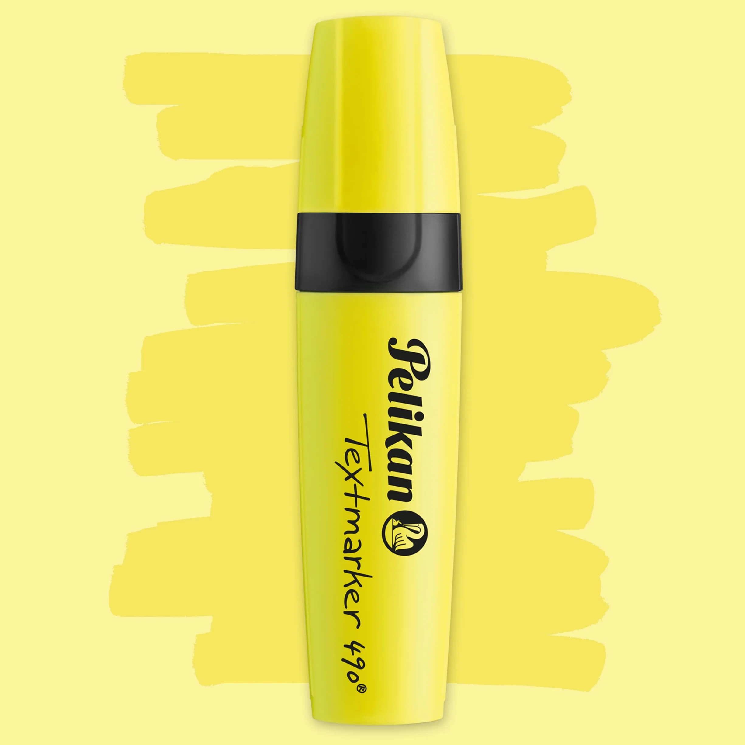 Pelikan 10 Evidenziatori Giallo Cappuccio Twist Prodotto in Germania