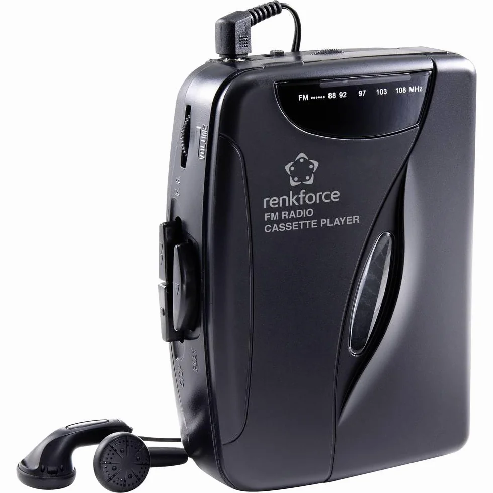 Renkforce RF-CP-150 Mangiacassette Nero