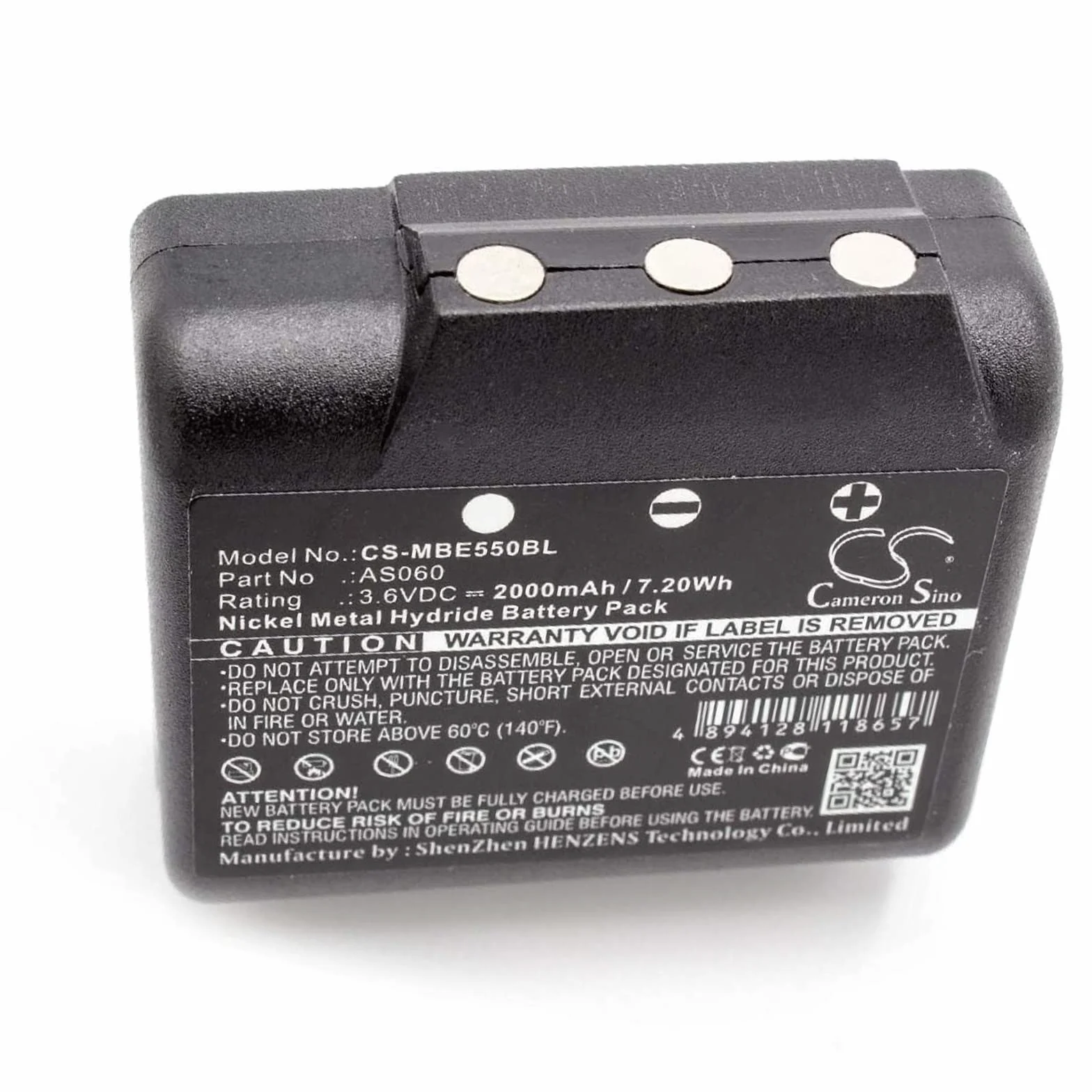 Batteria di ricambio 2000 mAh 7.20 Wh compatibile IMET BE3600 BE5500 M550 Ares Thor Zeus M550S Crane Remote Control