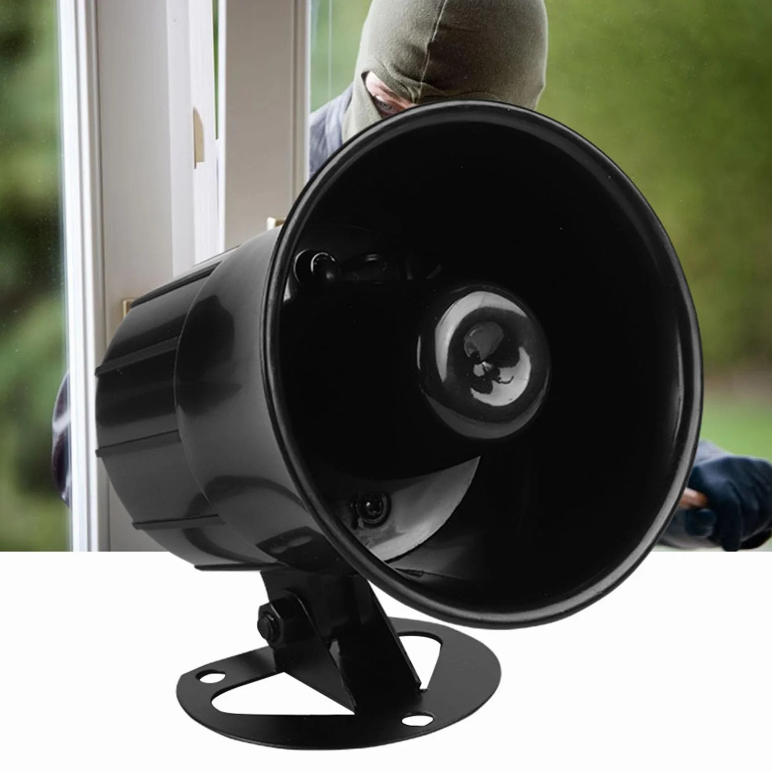 Sonew Allarme Corno DC 12V Sirena ad Alta Potenza 115dB per Sicurezza Domestica Indoor Outdoor