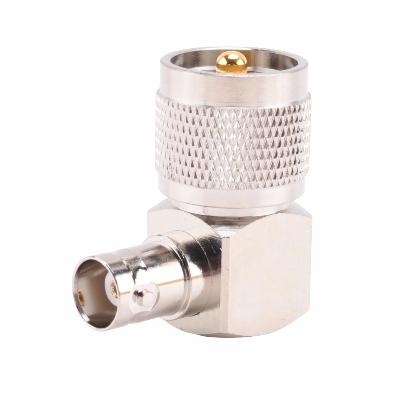 UHF PL259 PL-259 Femmina Connettore Femmina BNC Ad Angolo Retto
