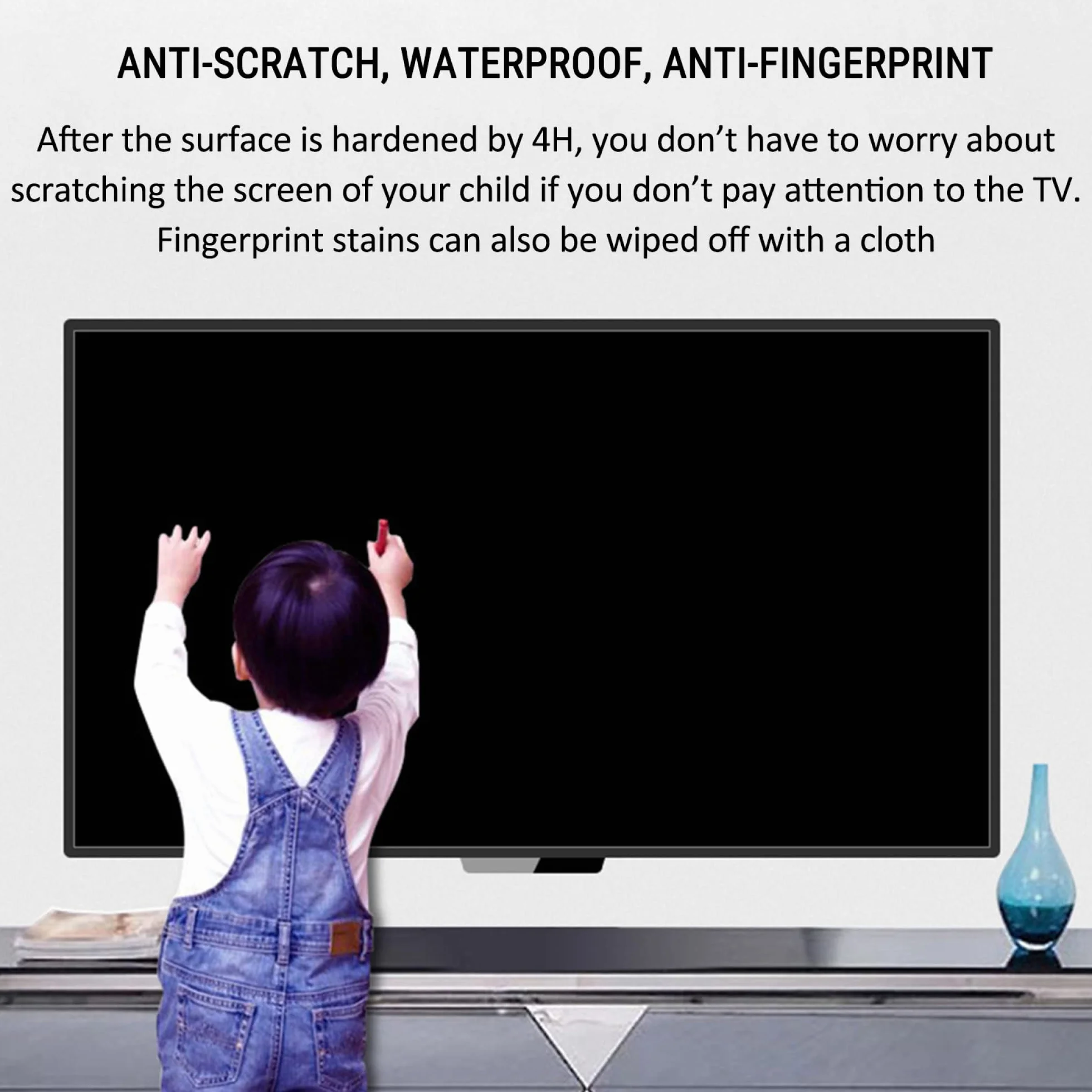 Pellicola Salvaschermo Per TV LCD Opaca 4H Antiriflesso Anti Luce Blu 48 Pollici