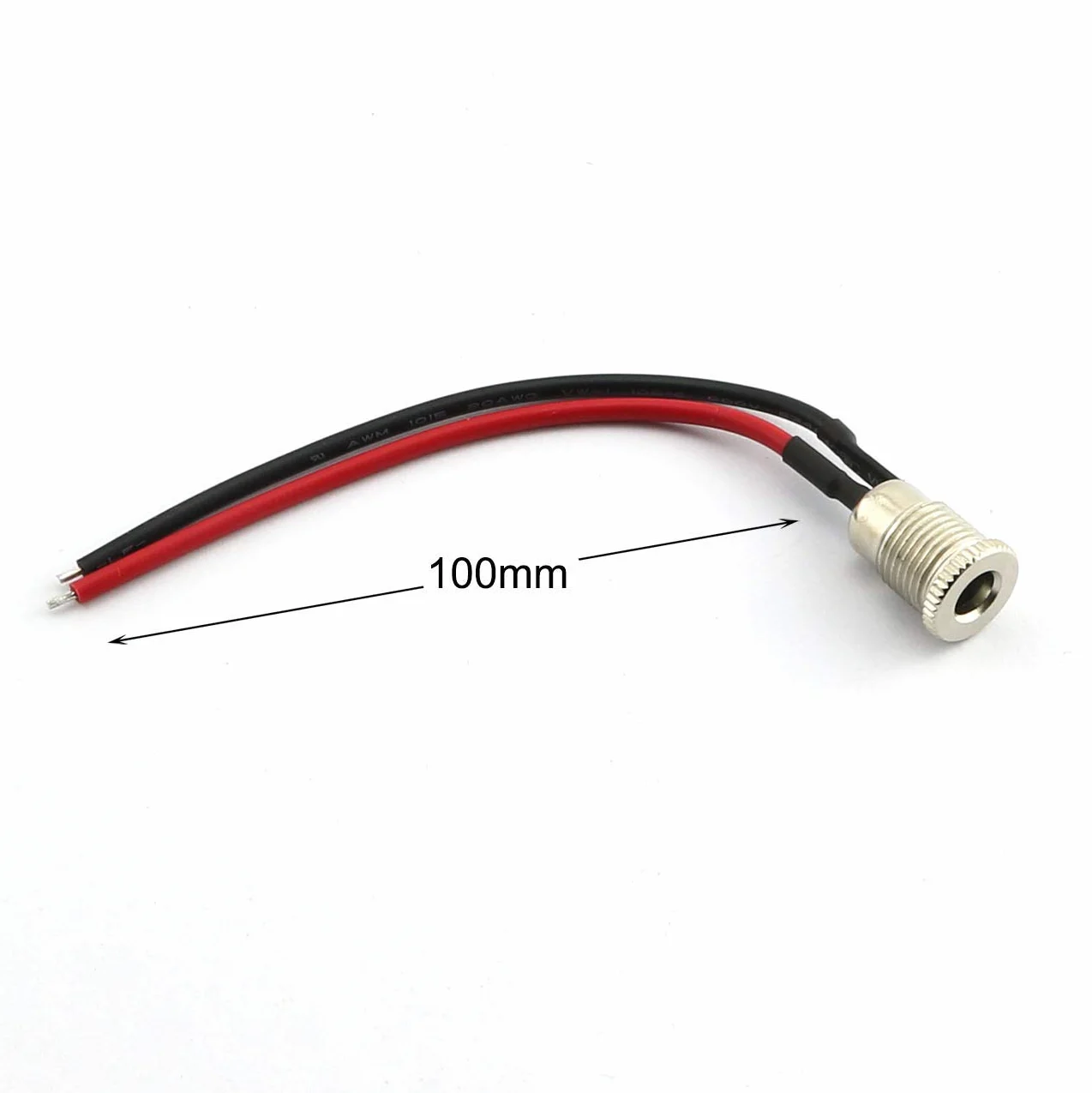 RUNCCI-YUN 6 set 5.5mmx2.1mm connettori DC a pannello presa jack alimentazione per CCTV Security Camera DVR