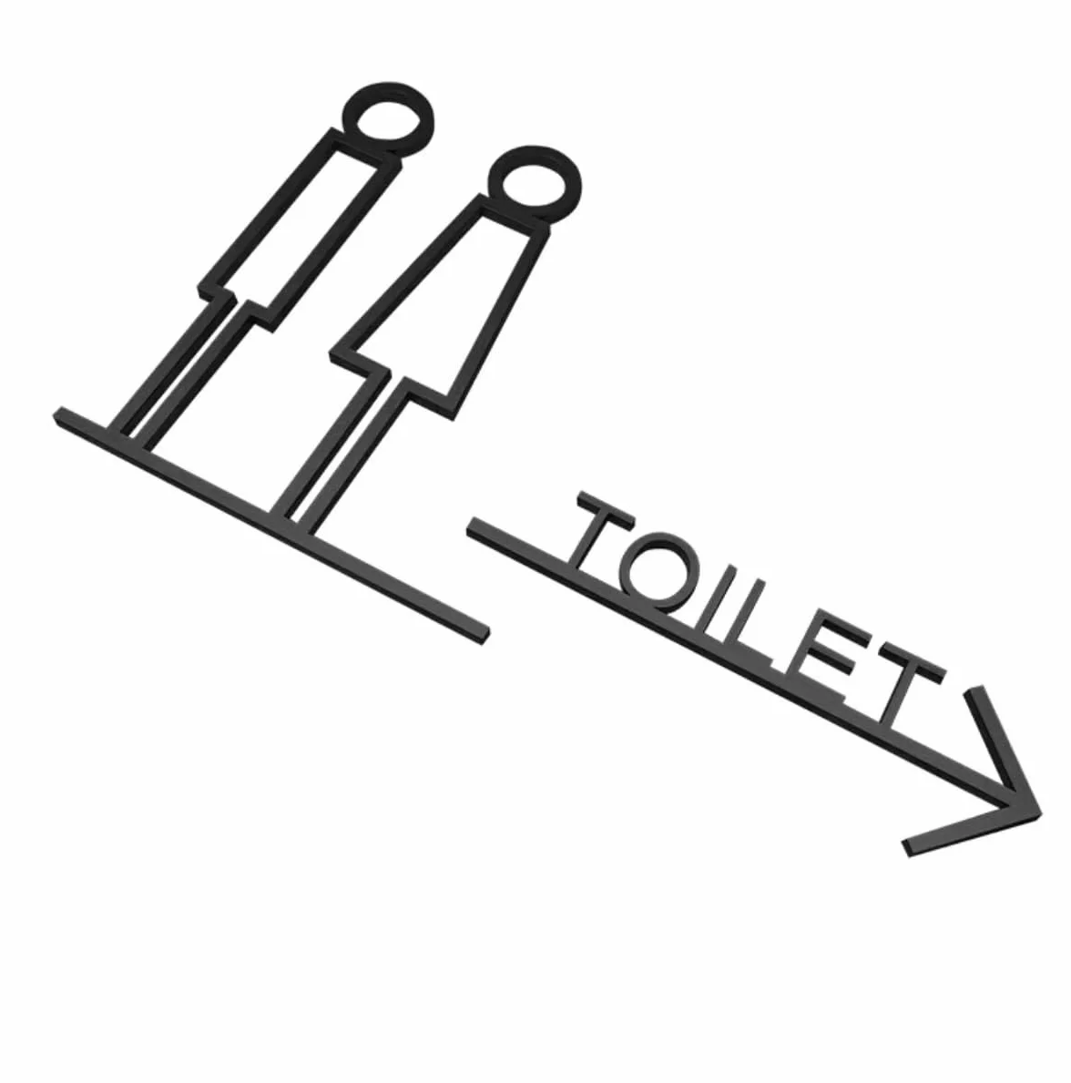 Cartello for bagno, cartello identificativo for bagno, cartelli for bagno in acrilico for uomo e donna, icone in rilievo, cartelli for porta del bagno, cartelli for bagno for casa e ufficio, porta e p