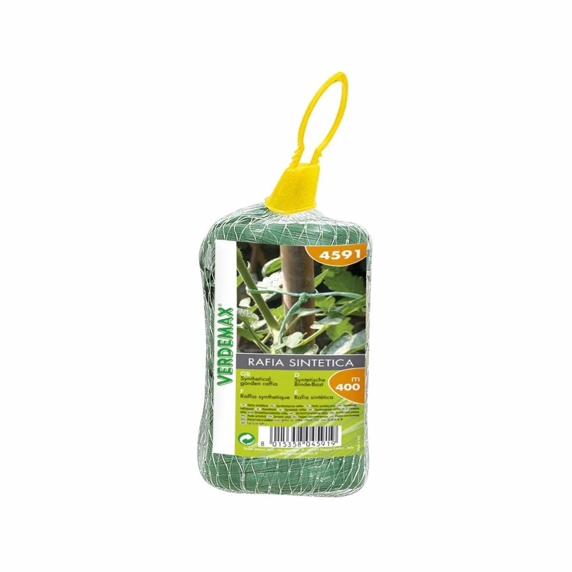 Gebi 4591 - Rafia Sintetica Bobina Verde, 400 m