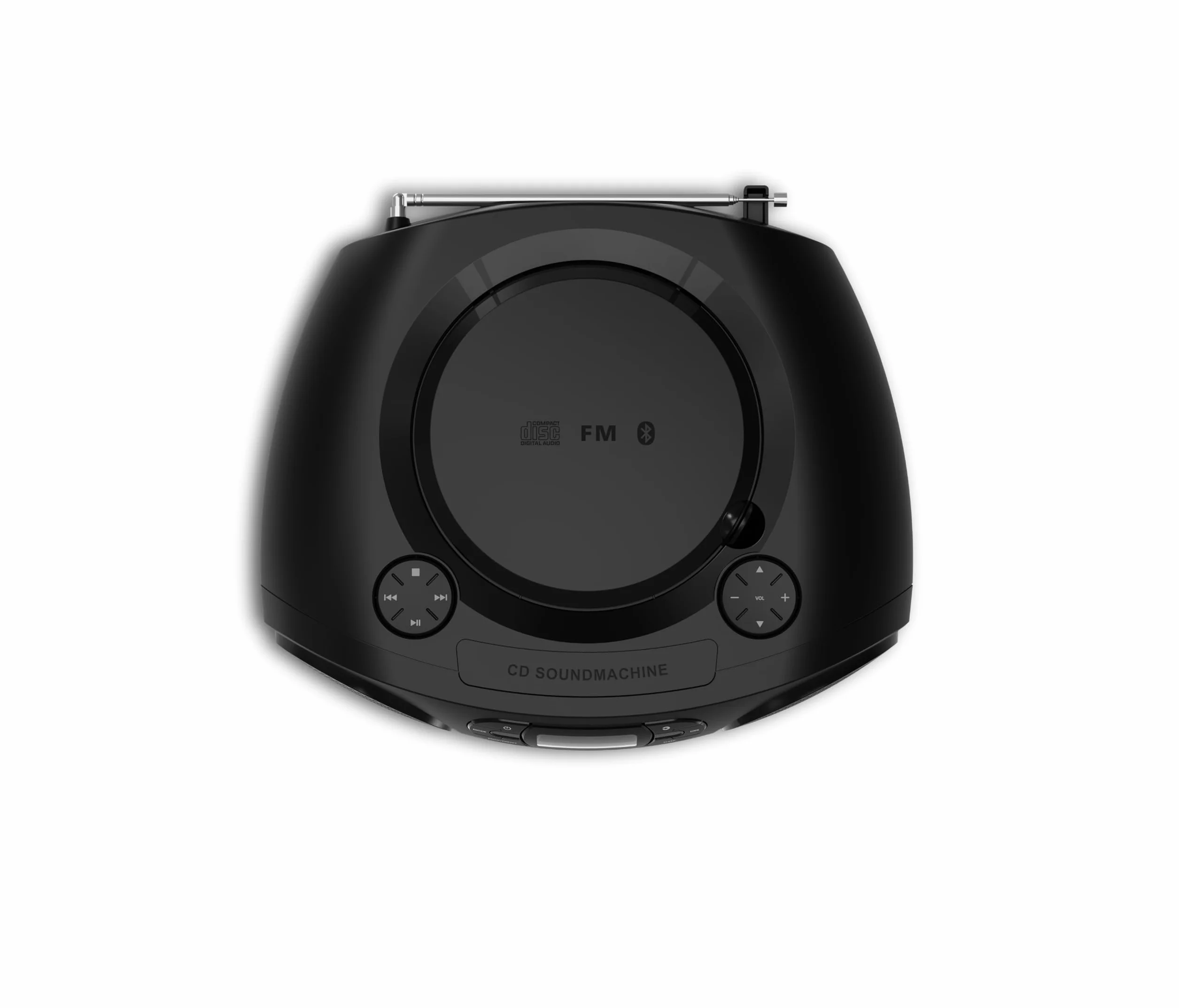 Philips TAZ2000 CD Soundmachine portatile con Radio FM, Bluetooth 6.0, USB, Altoparlanti stereo 6W, Nero