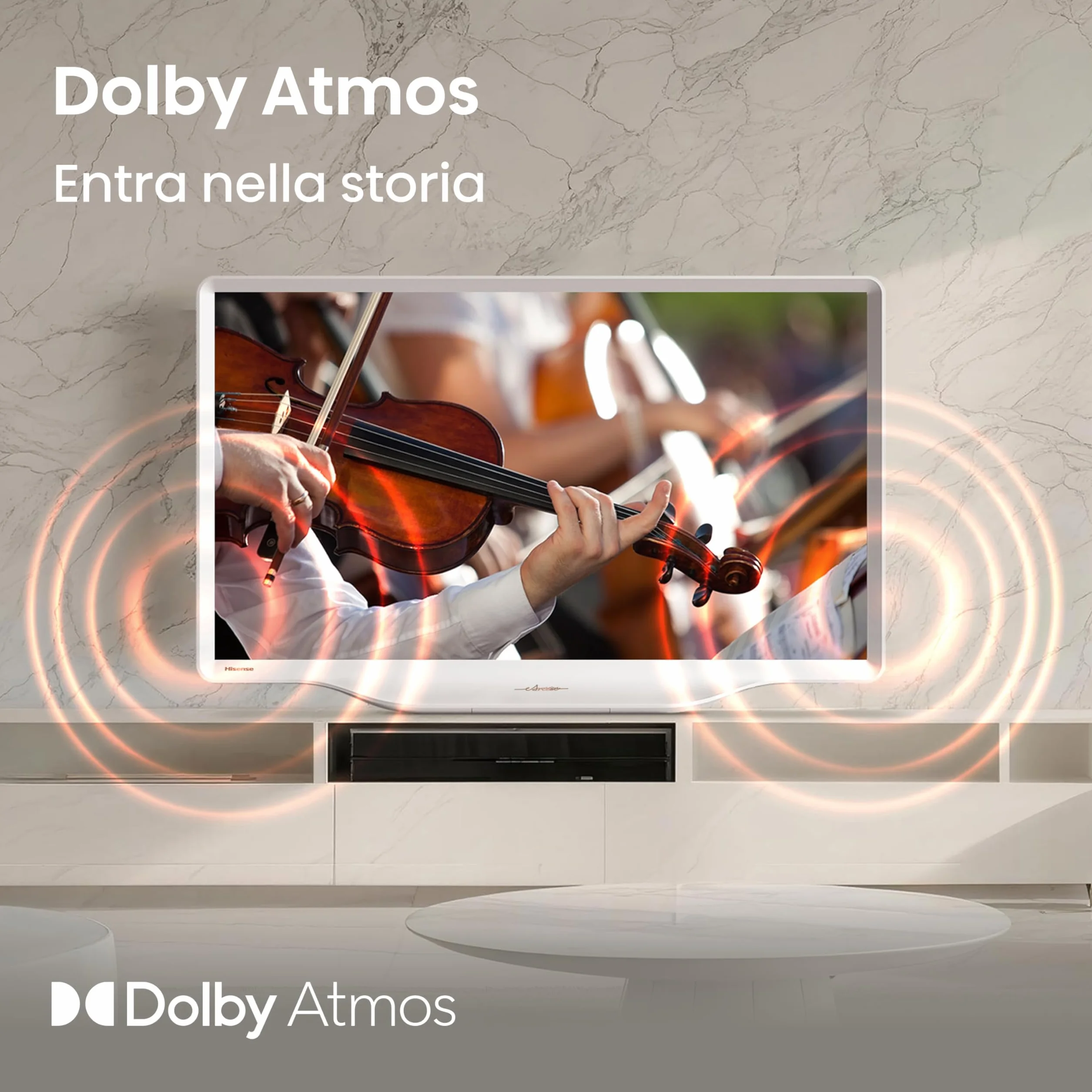 Hisense Smart TV QLED 32" Full HD 32S5Q 60Hz Dolby Atmos HDR10 VIDAA OS WiFi Game Mode AirPlay2 Works with Alexa