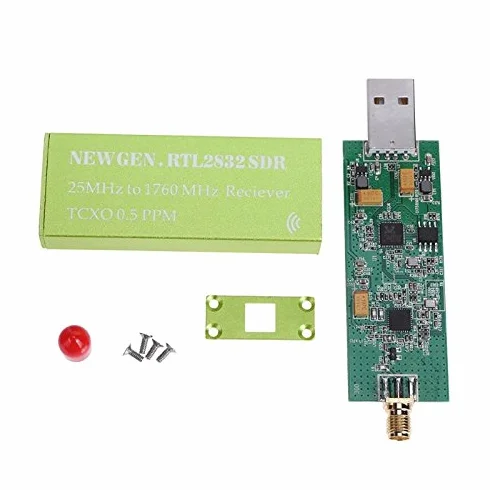 Adattatore USB RTL-SDR RTL2832U R820T2 1Ppm Ricevitore Sintonizzatore TV TCXO