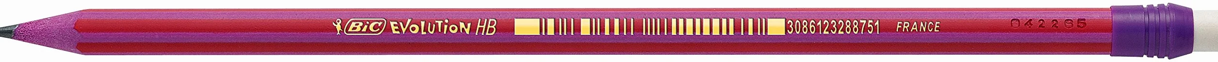 BIC Evolution Stripes 12 matite HB media senza legno infrangibile