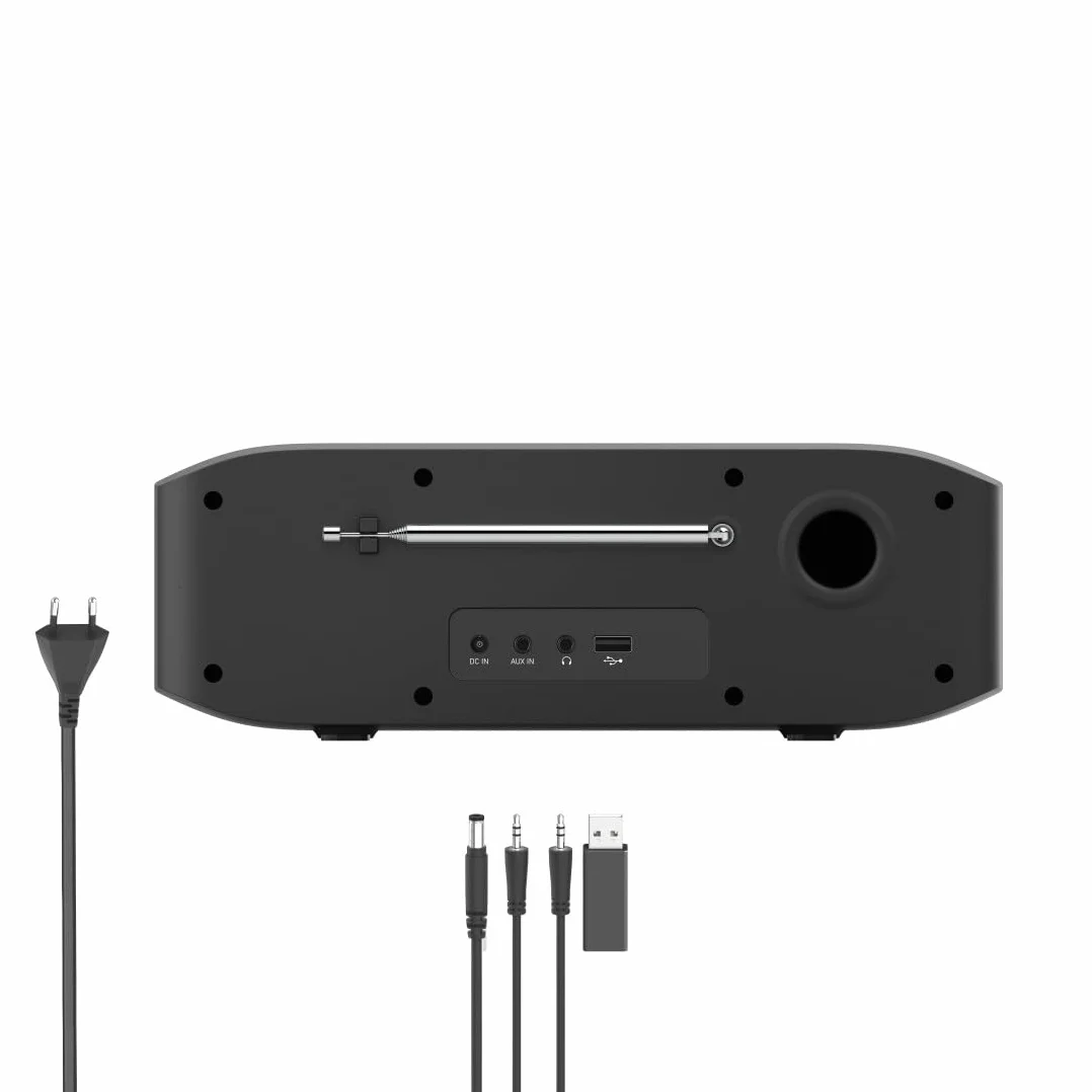 Hama Radio Internet WLAN DAB+ Bluetooth Sveglia Aux 3,5 mm FM Nero