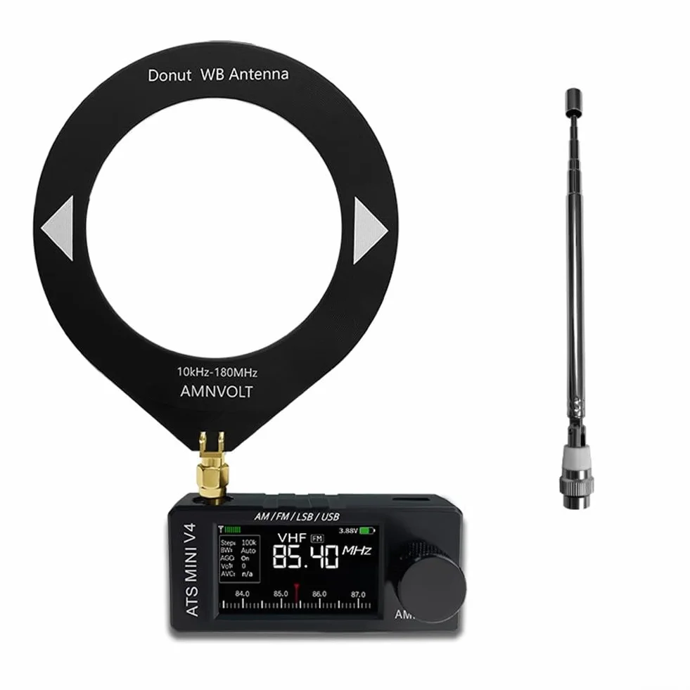 Odbiornik radiowy DSP ESP32-S3 SI4732 FM AM LSB USB 1,9 cala IPS SMA