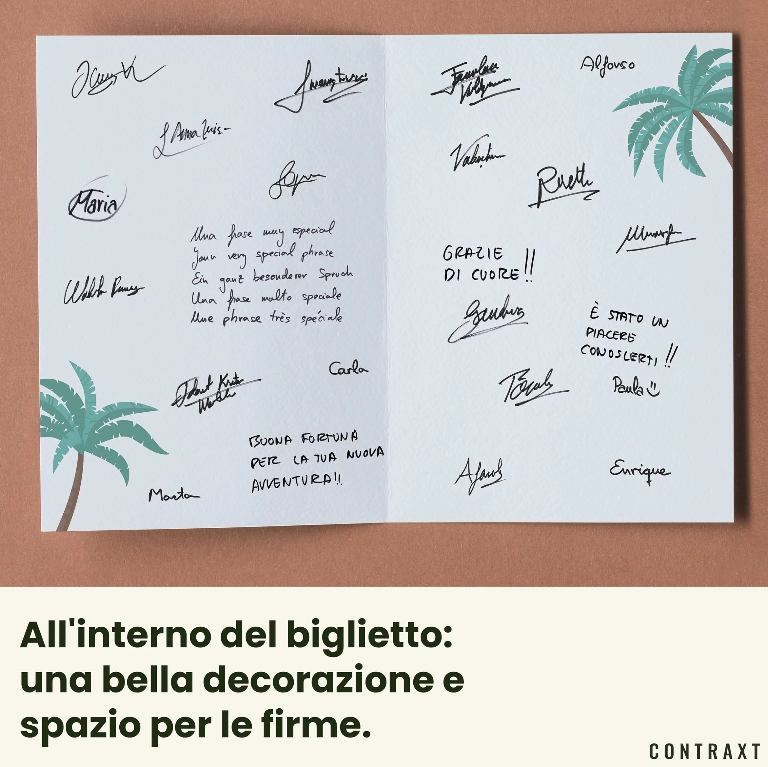 CONTRAXT Biglietto di Auguri Pensione 42x30 cm aperto - Regalo originale per pensionamento