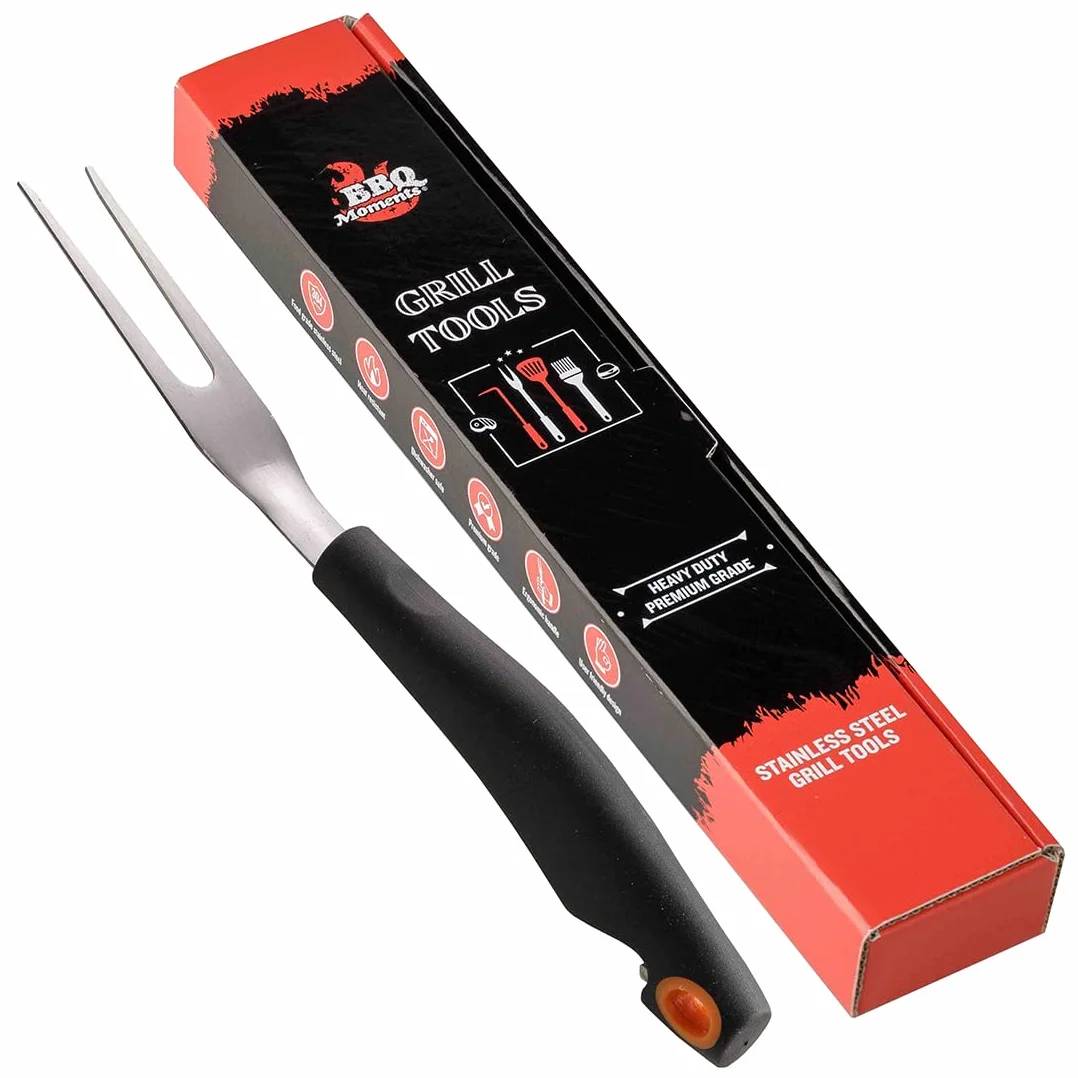 Forchettone per Carne e Verdure, Barbecue in Acciaio Inossidabile - Per BBQ
